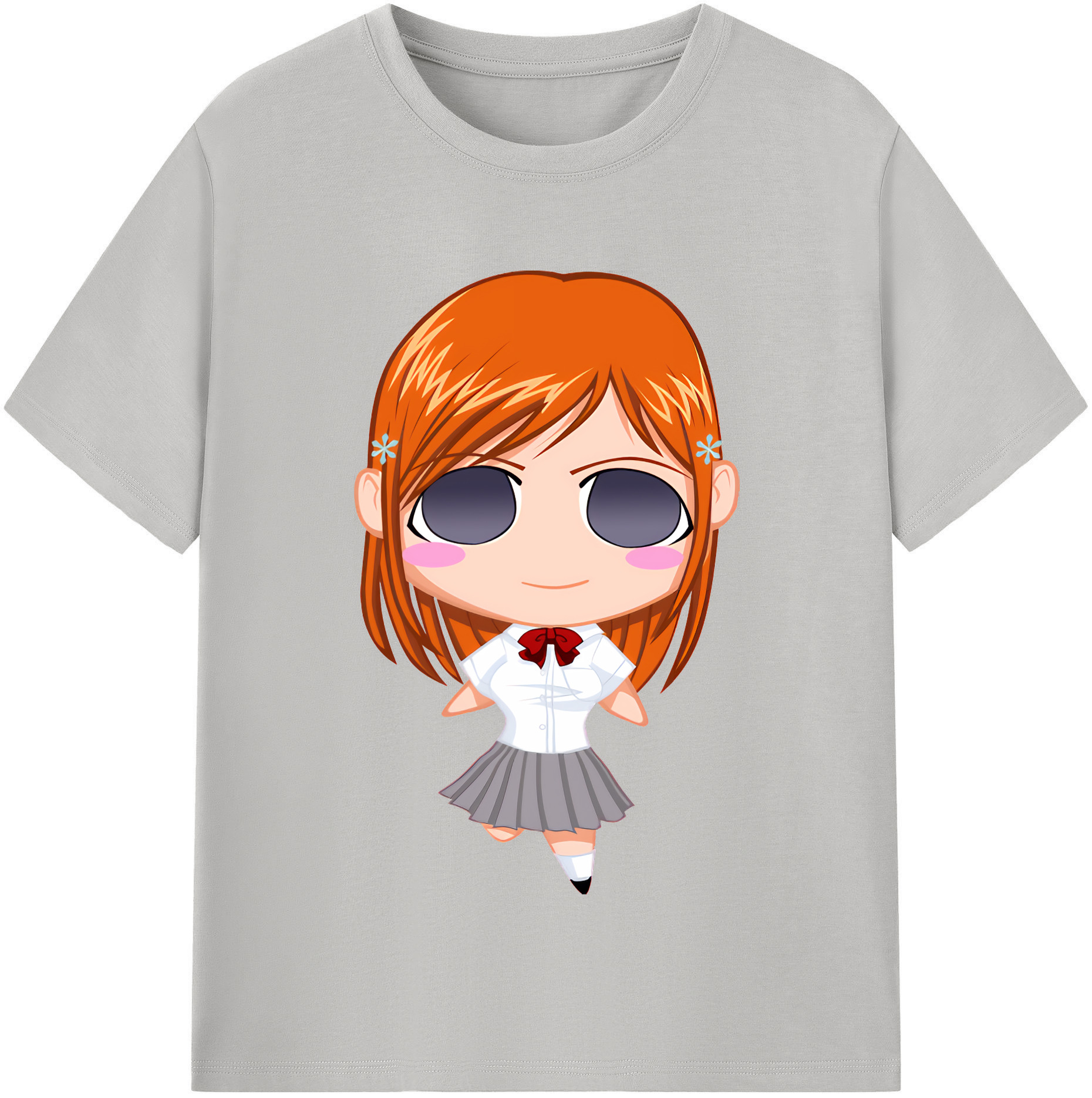 （画像用） ブリーチ 井上織姫（いのうえおりひめ） BLEACH Inoue Orihime 綿100％半袖Tシャツ（フロントプリント）