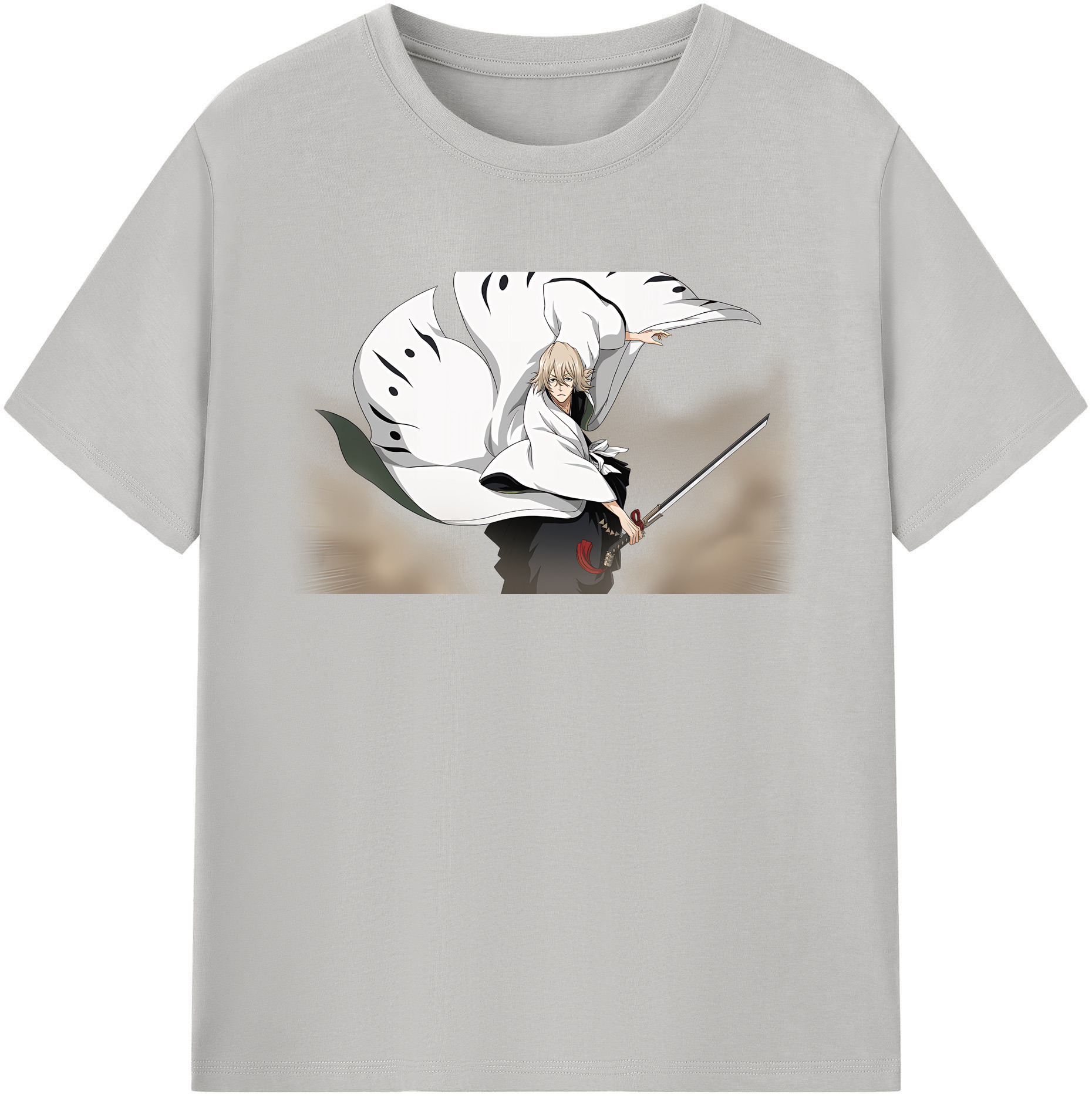 （画像用） "ブリーチ 浦原 喜助（うらはら きすけ） BLEACH Urahara Kisuke " 綿100％半袖Tシャツ（フロントプリント）
