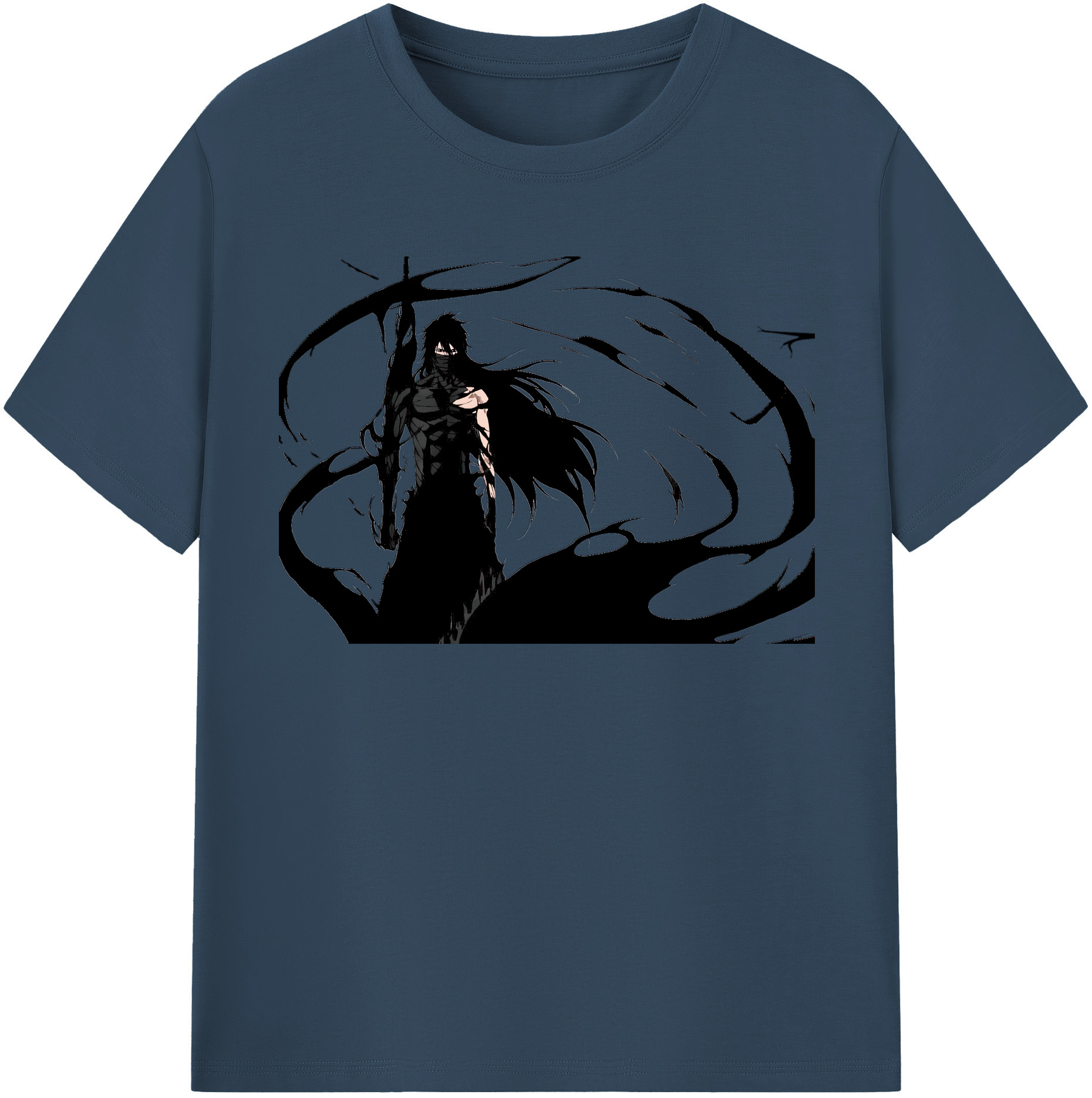 （画像用） ブリーチ 黒崎一護（くろさき いちご）BLEACH Kurosaki Ichigo 綿100％半袖Tシャツ（フロントプリント）