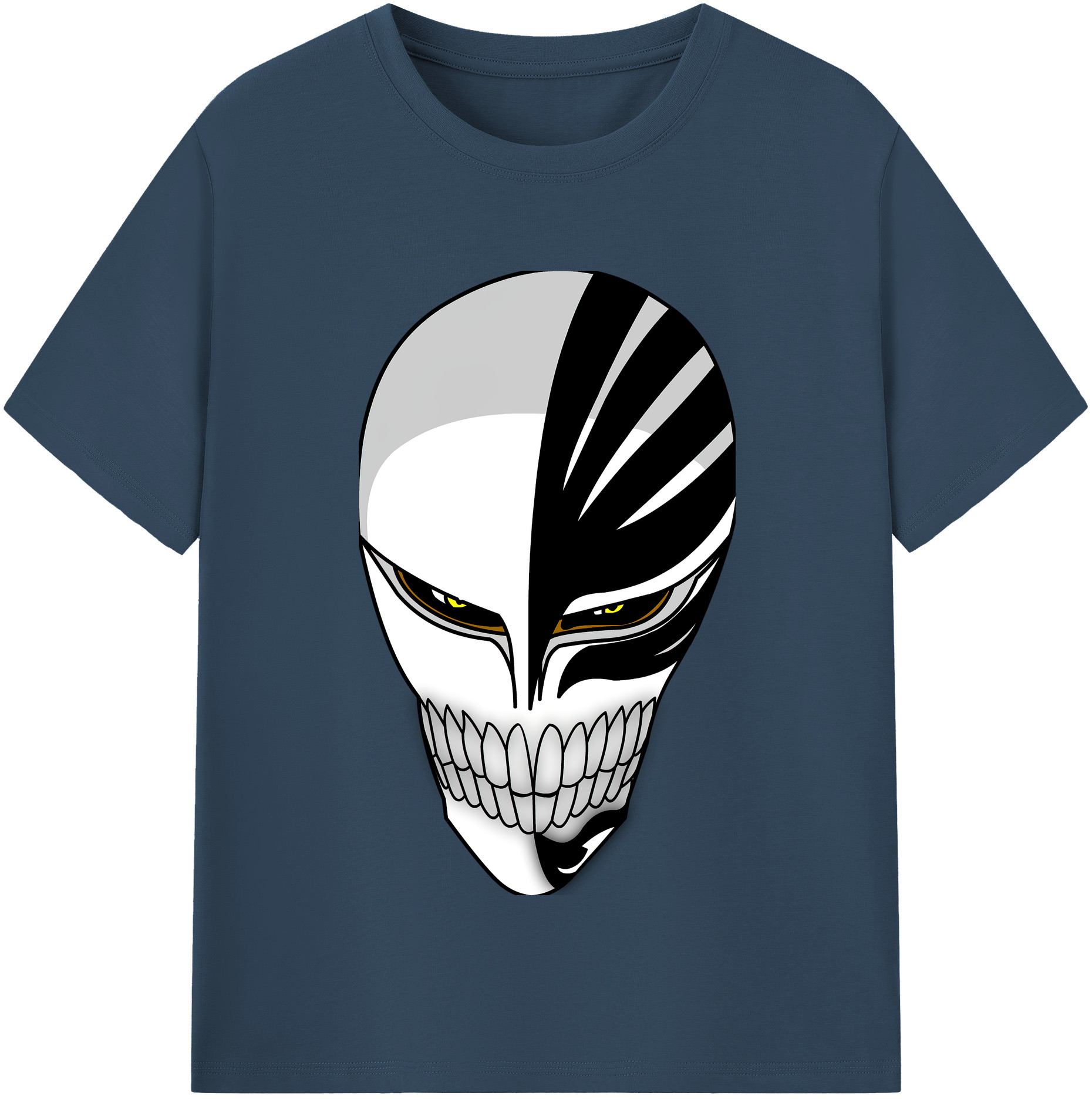 （画像用） ブリーチ 黒崎一護（くろさき いちご）BLEACH Kurosaki Ichigo 綿100％半袖Tシャツ（フロントプリント）