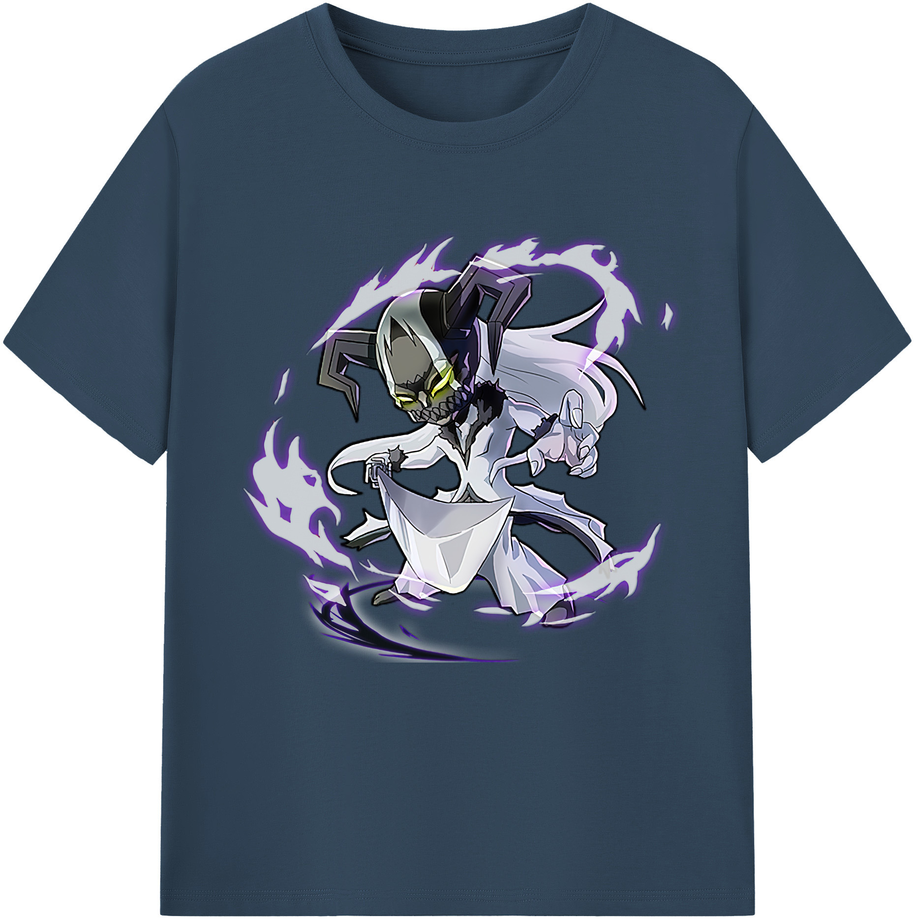 （画像用） ブリーチ 黒崎一護（くろさき いちご）BLEACH Kurosaki Ichigo 綿100％半袖Tシャツ（フロントプリント）