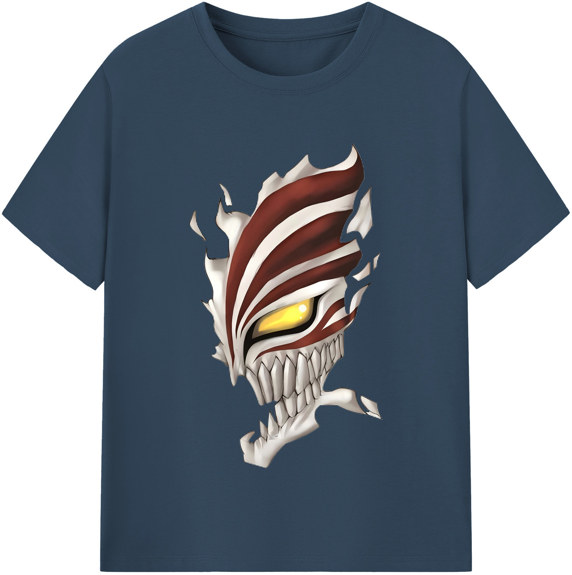 （画像用） ブリーチ 黒崎一護（くろさき いちご）BLEACH Kurosaki Ichigo 綿100％半袖Tシャツ（フロントプリント）
