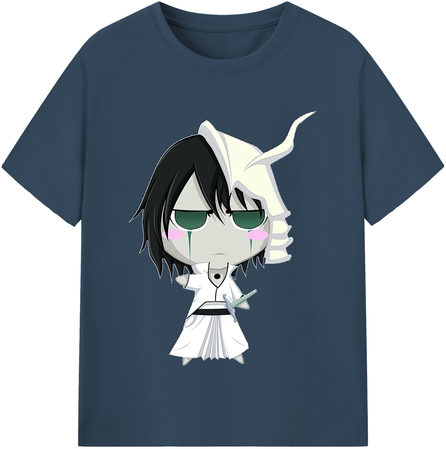 （画像用） ブリーチ ウルキオラ·シファー BLEACH Ulquiorra cifer 綿100％半袖Tシャツ（フロントプリント）