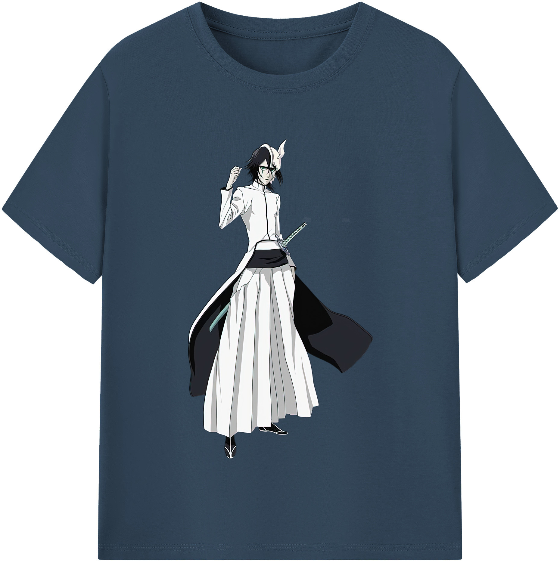 （画像用） ブリーチ ウルキオラ·シファー BLEACH Ulquiorra cifer 綿100％半袖Tシャツ（フロントプリント）