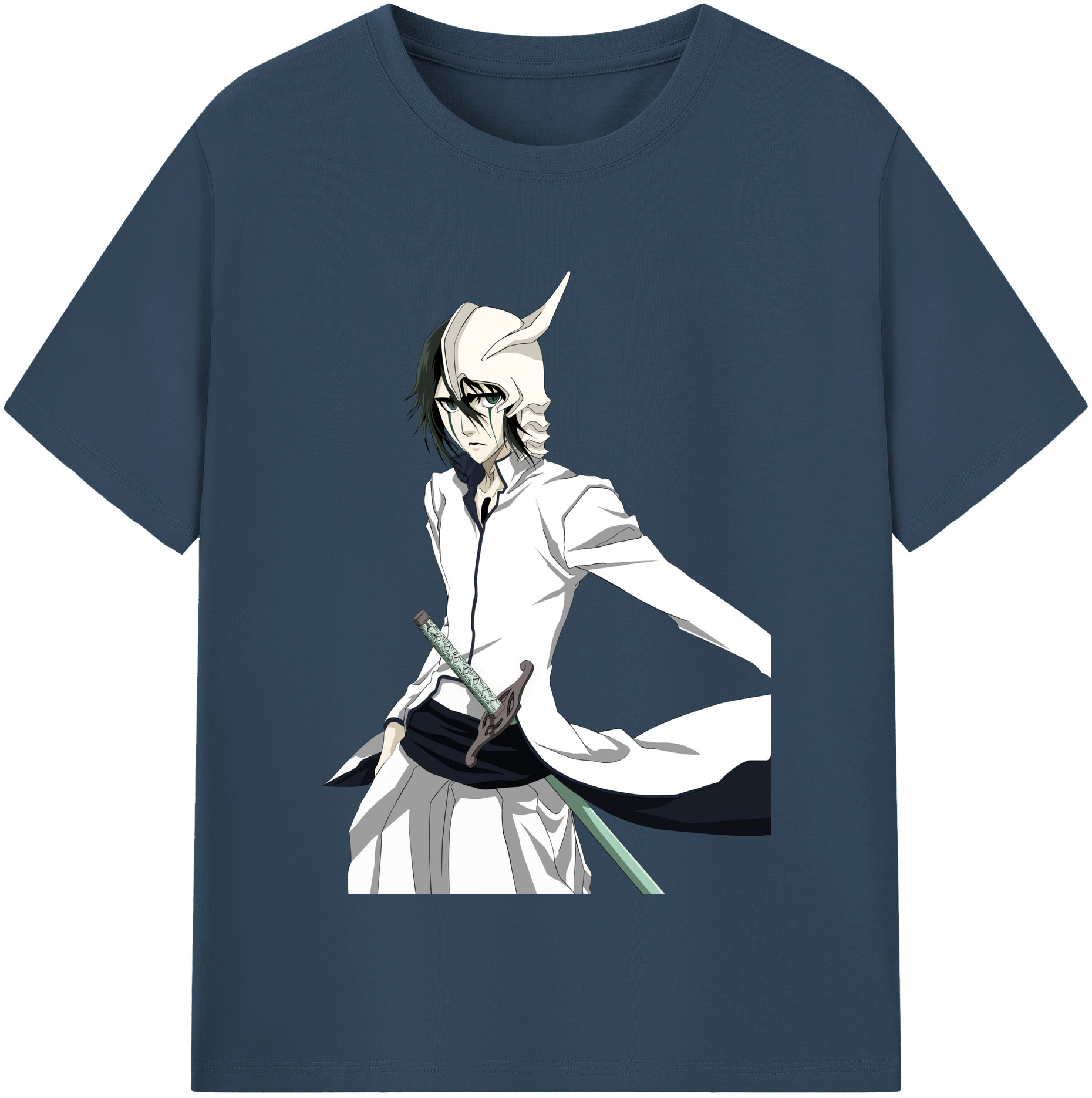 （画像用） ブリーチ ウルキオラ·シファー BLEACH Ulquiorra cifer 綿100％半袖Tシャツ（フロントプリント）