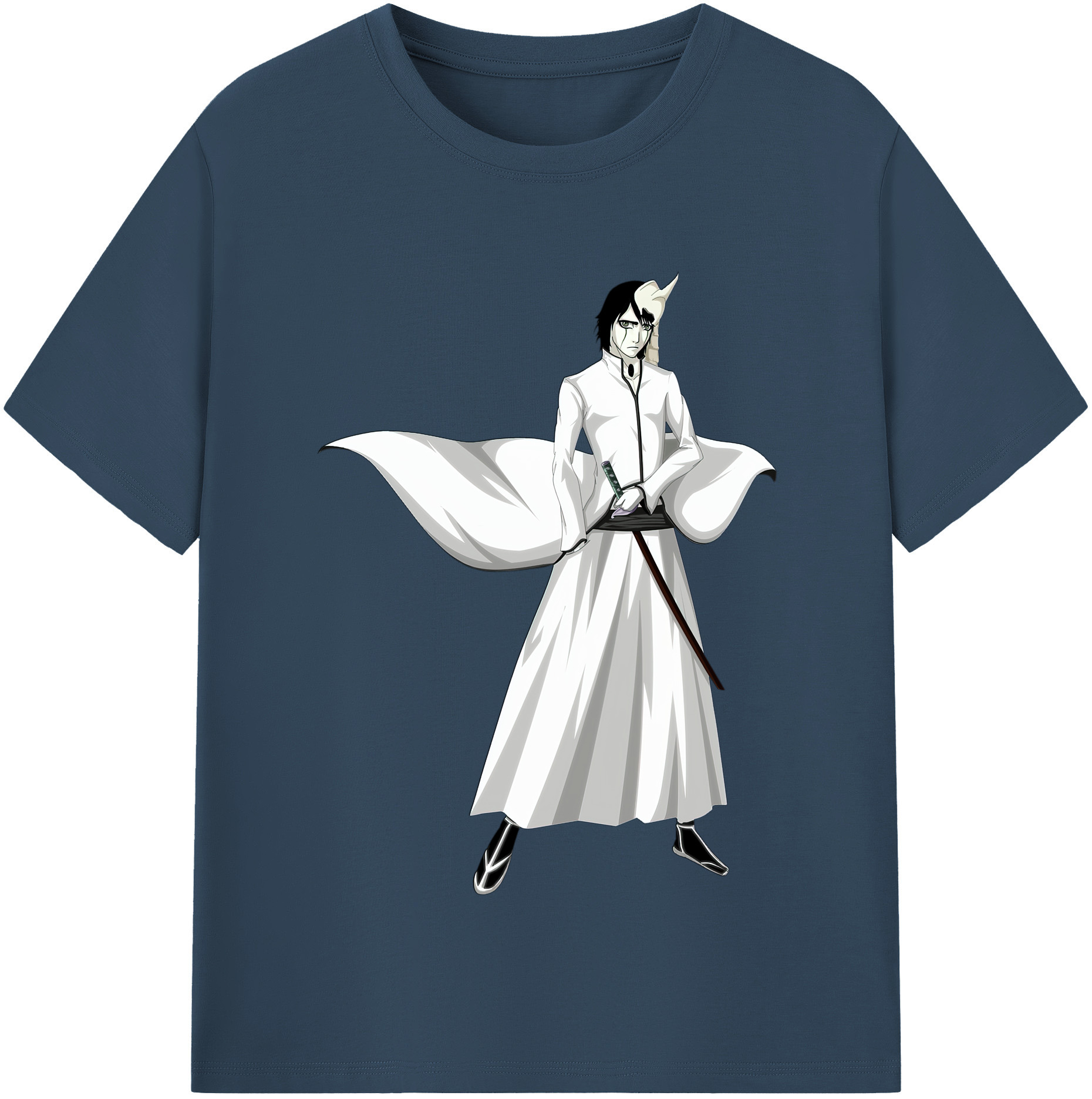 （画像用） ブリーチ ウルキオラ·シファー BLEACH Ulquiorra cifer 綿100％半袖Tシャツ（フロントプリント）
