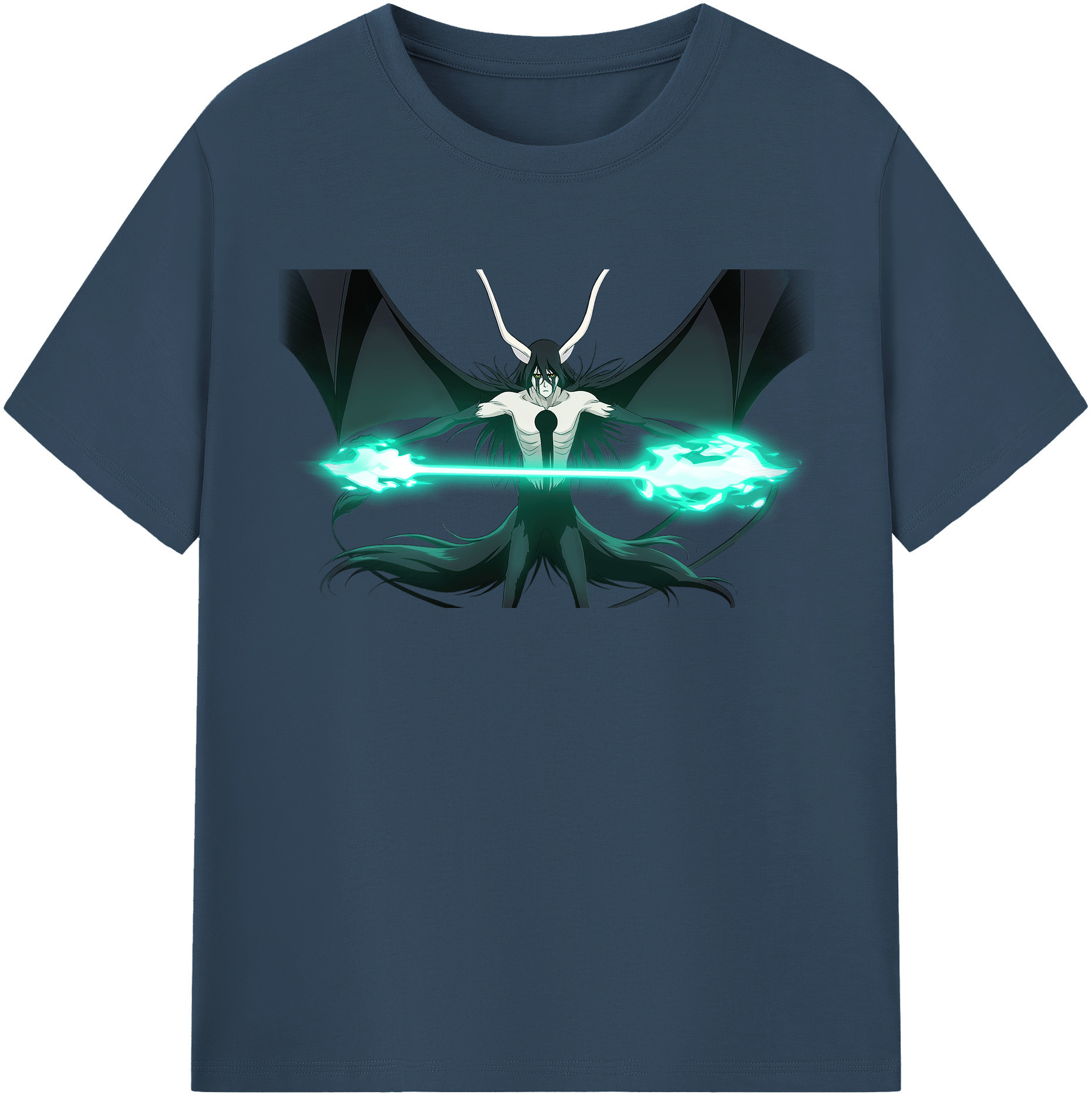 （画像用） ブリーチ ウルキオラ·シファー BLEACH Ulquiorra cifer 綿100％半袖Tシャツ（フロントプリント）