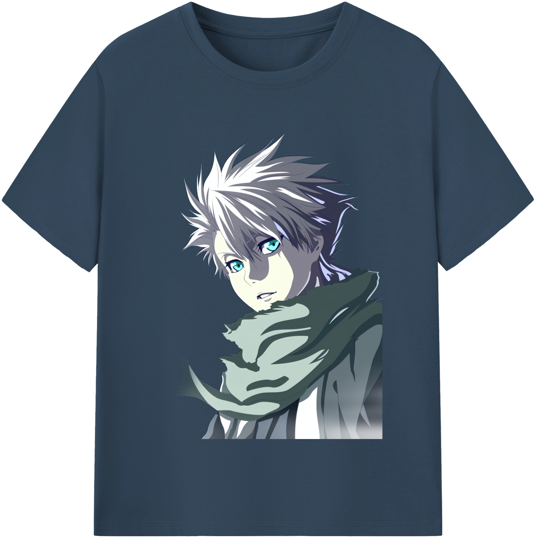 （画像用） ブリーチ 日番谷冬獅郎（ひつがや とうしろう） BLEACH Hitsugaya Toushirou 綿100％半袖Tシャツ（フロントプリント）