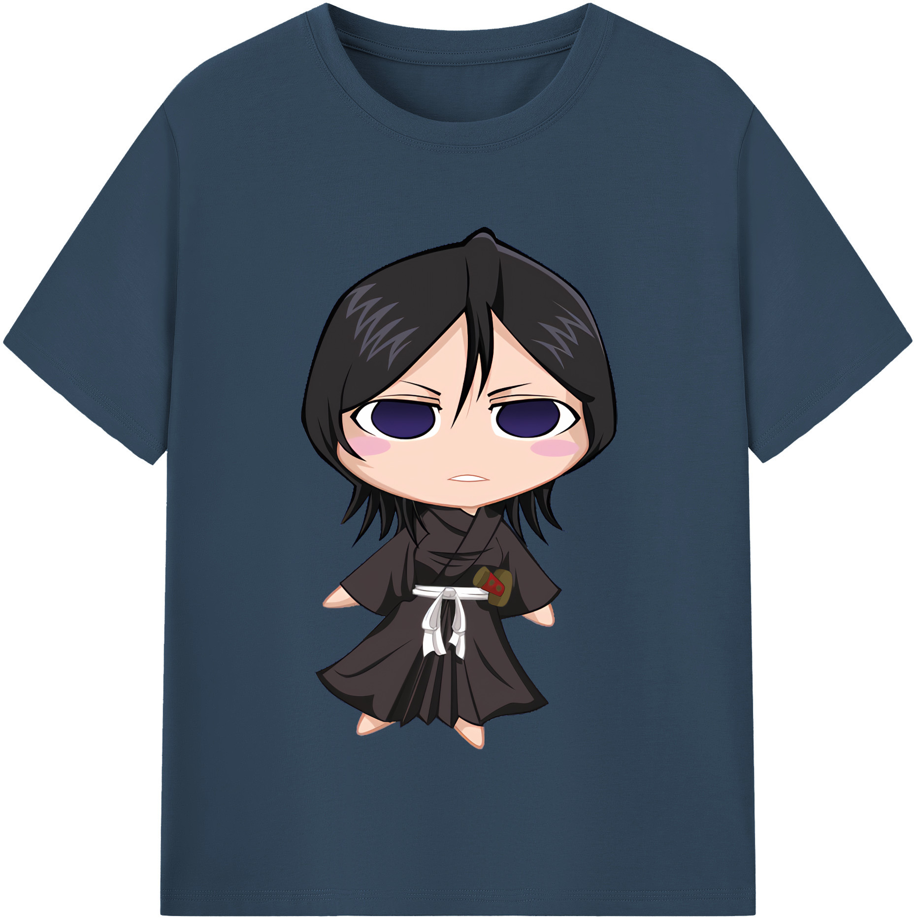 （画像用） ブリーチ 朽木ルキア BLEACH Kuchiki Rukia 綿100％半袖Tシャツ（フロントプリント）