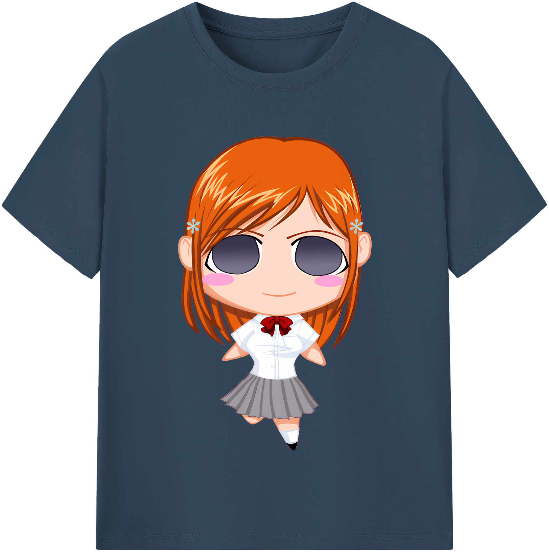（画像用） ブリーチ 井上織姫（いのうえおりひめ） BLEACH Inoue Orihime 綿100％半袖Tシャツ（フロントプリント）
