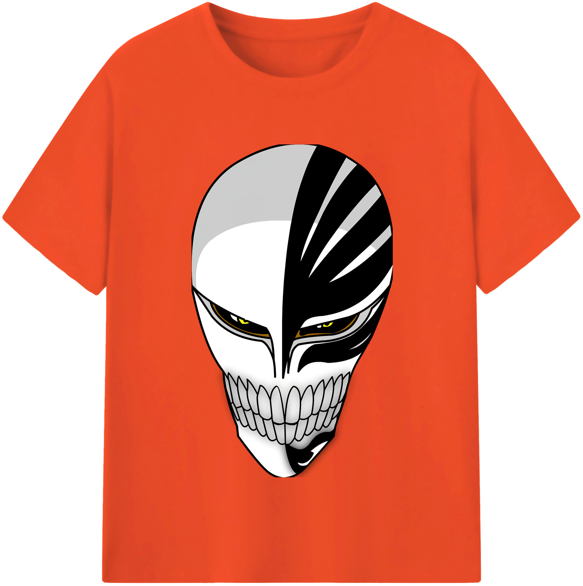 （画像用） ブリーチ 黒崎一護（くろさき いちご）BLEACH Kurosaki Ichigo 綿100％半袖Tシャツ（フロントプリント）