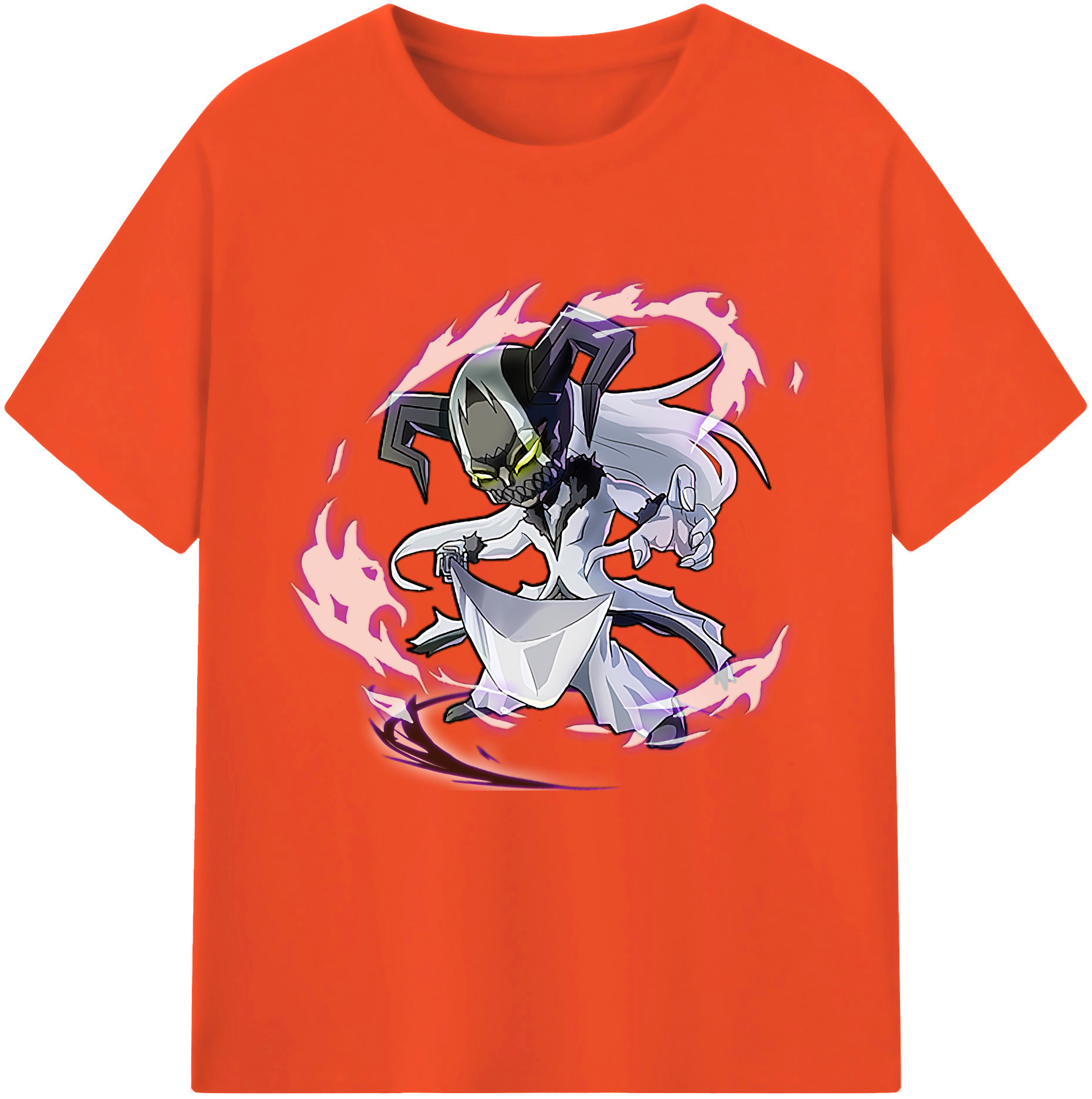 （画像用） ブリーチ 黒崎一護（くろさき いちご）BLEACH Kurosaki Ichigo 綿100％半袖Tシャツ（フロントプリント）
