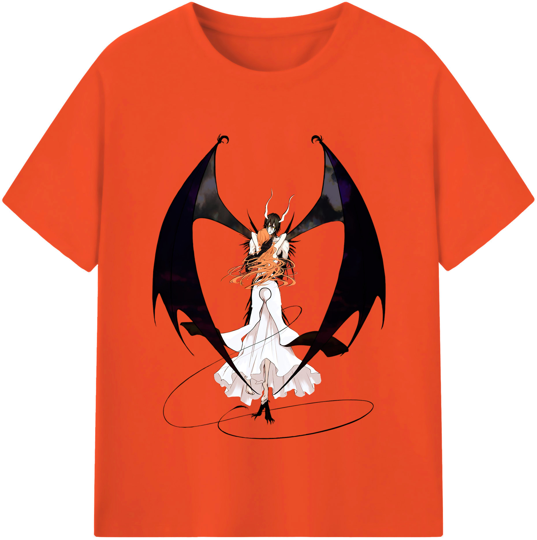 （画像用） ブリーチ ウルキオラ·シファー BLEACH Ulquiorra cifer 綿100％半袖Tシャツ（フロントプリント）