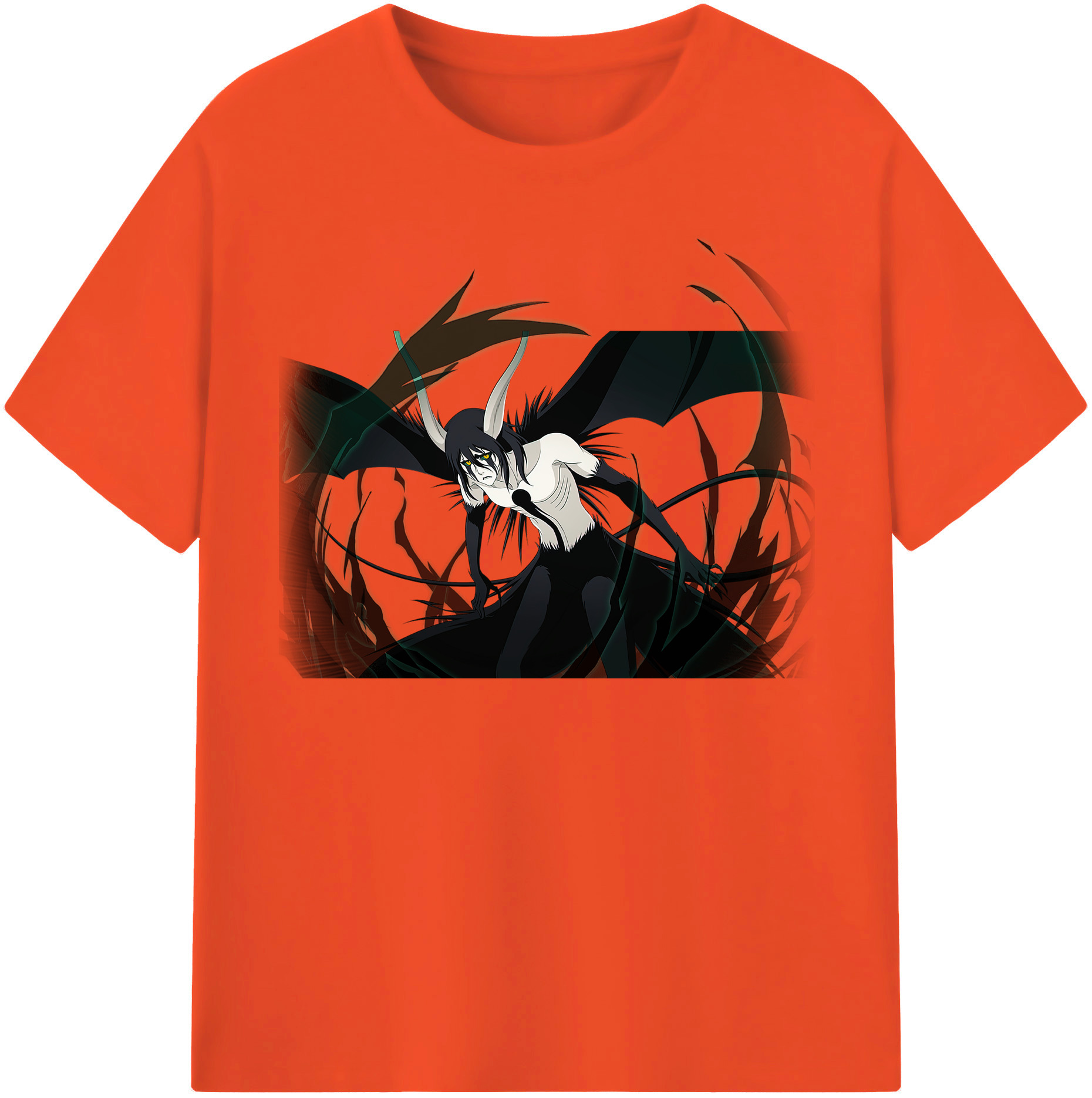 （画像用） ブリーチ ウルキオラ·シファー BLEACH Ulquiorra cifer 綿100％半袖Tシャツ（フロントプリント）