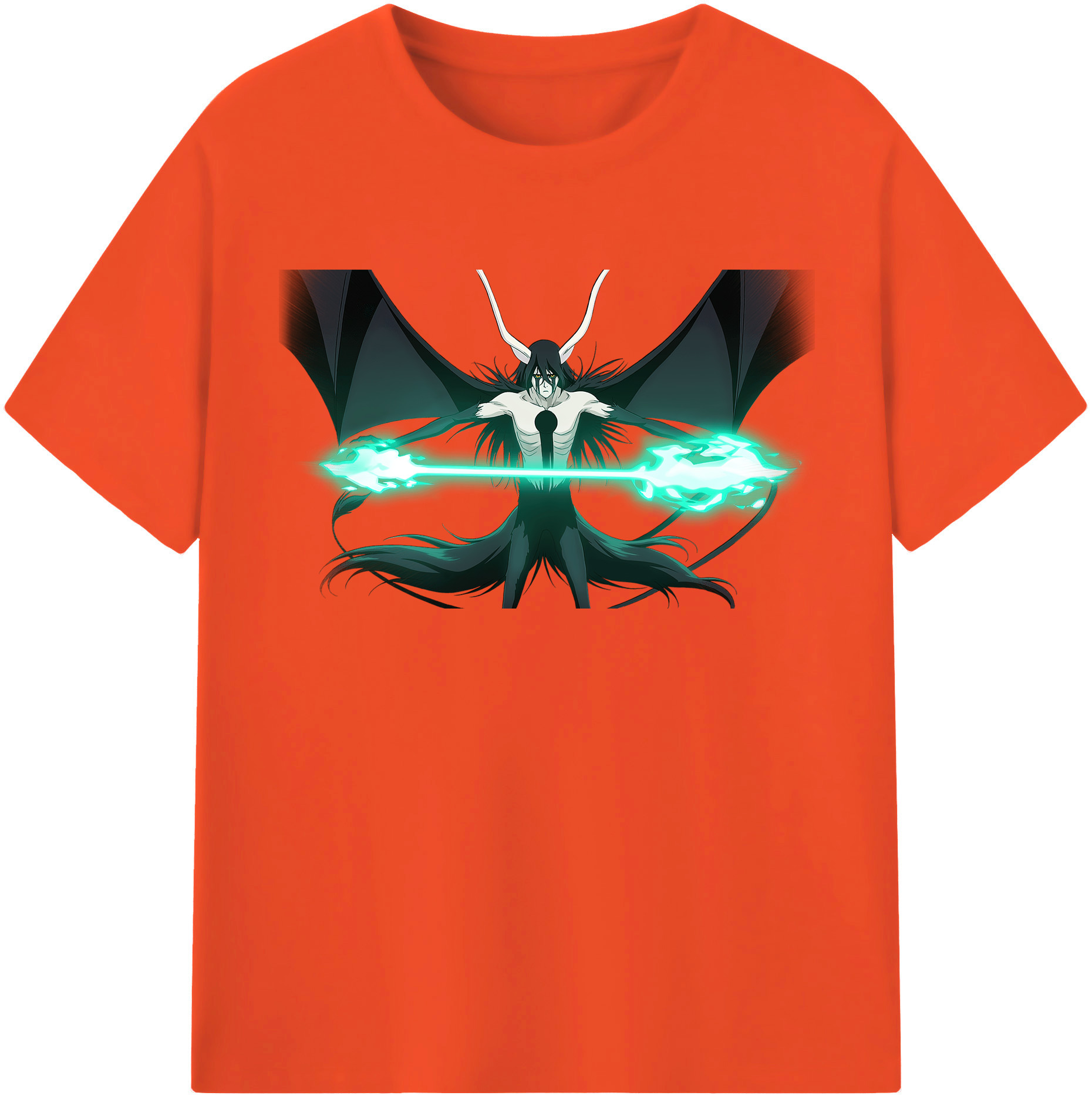 （画像用） ブリーチ ウルキオラ·シファー BLEACH Ulquiorra cifer 綿100％半袖Tシャツ（フロントプリント）