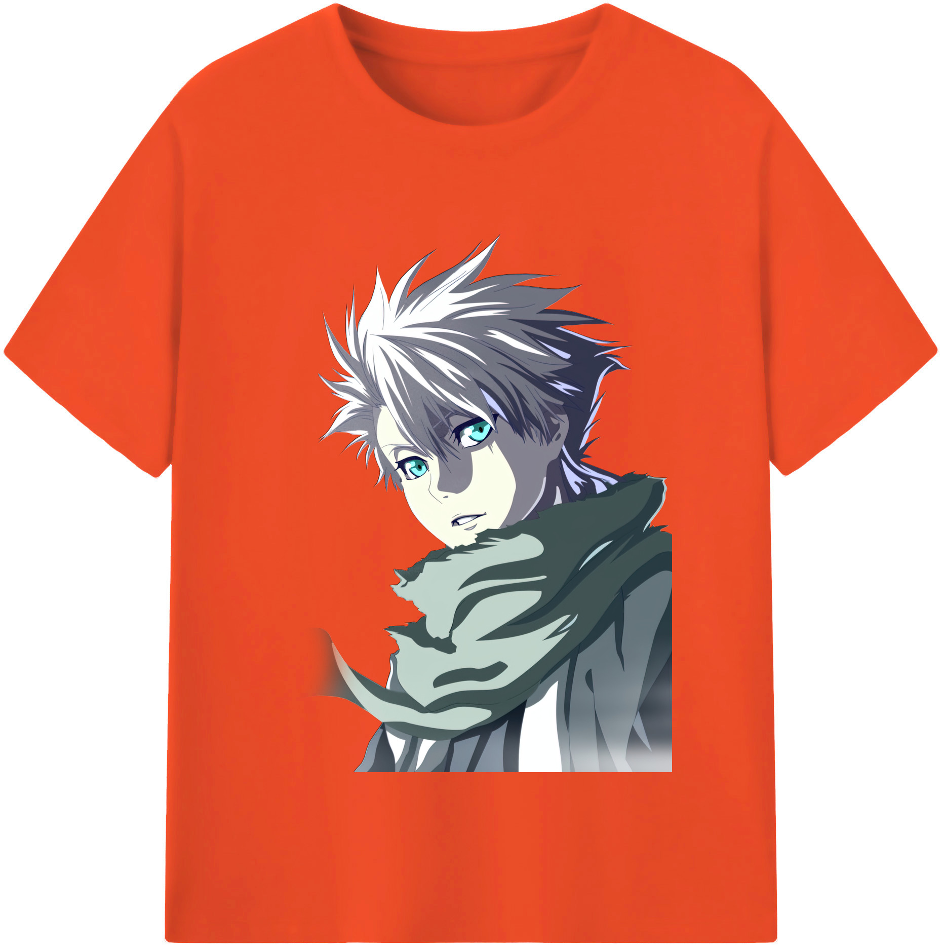 （画像用） ブリーチ 日番谷冬獅郎（ひつがや とうしろう） BLEACH Hitsugaya Toushirou 綿100％半袖Tシャツ（フロントプリント）