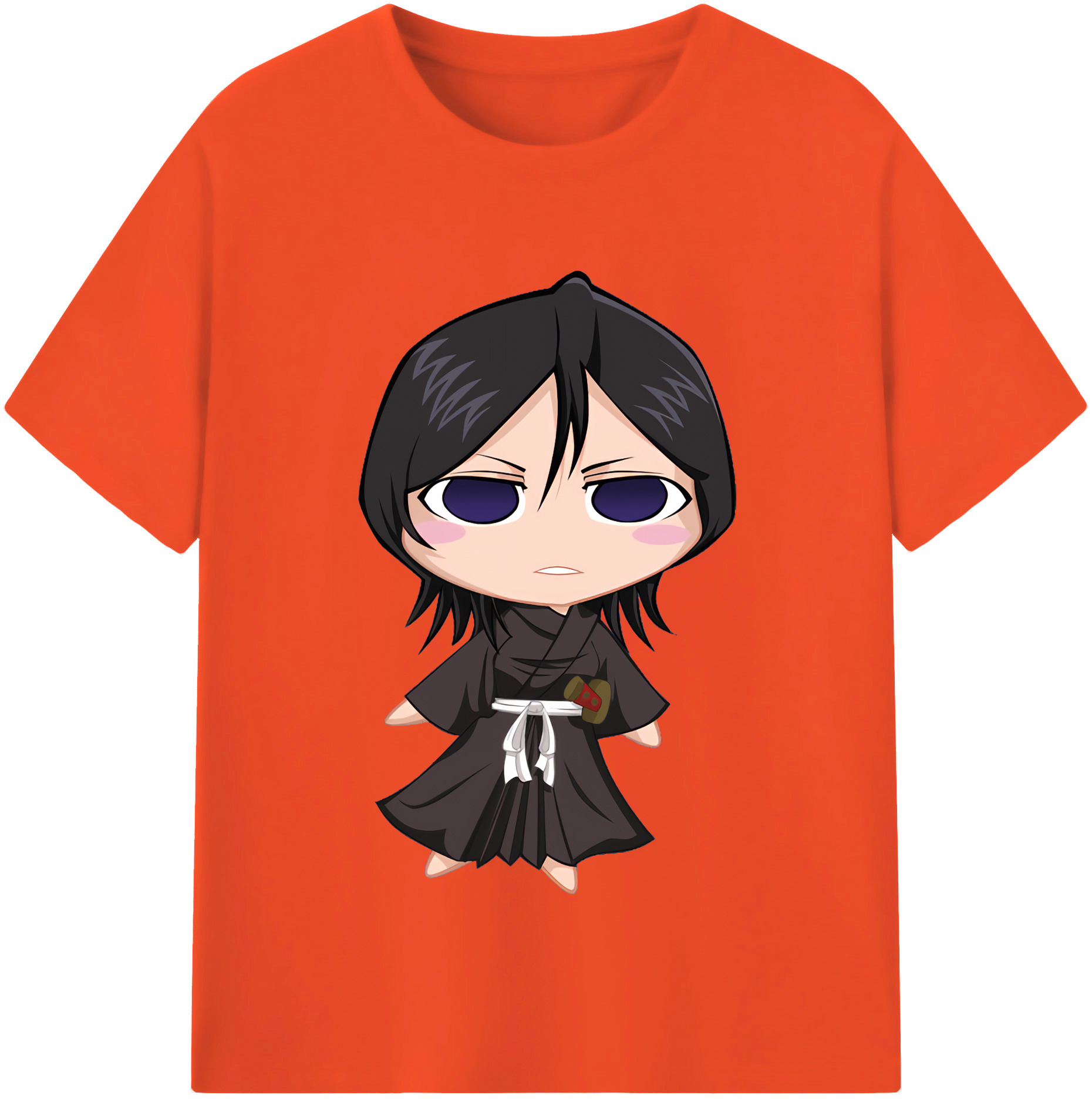 （画像用） ブリーチ 朽木ルキア BLEACH Kuchiki Rukia 綿100％半袖Tシャツ（フロントプリント）