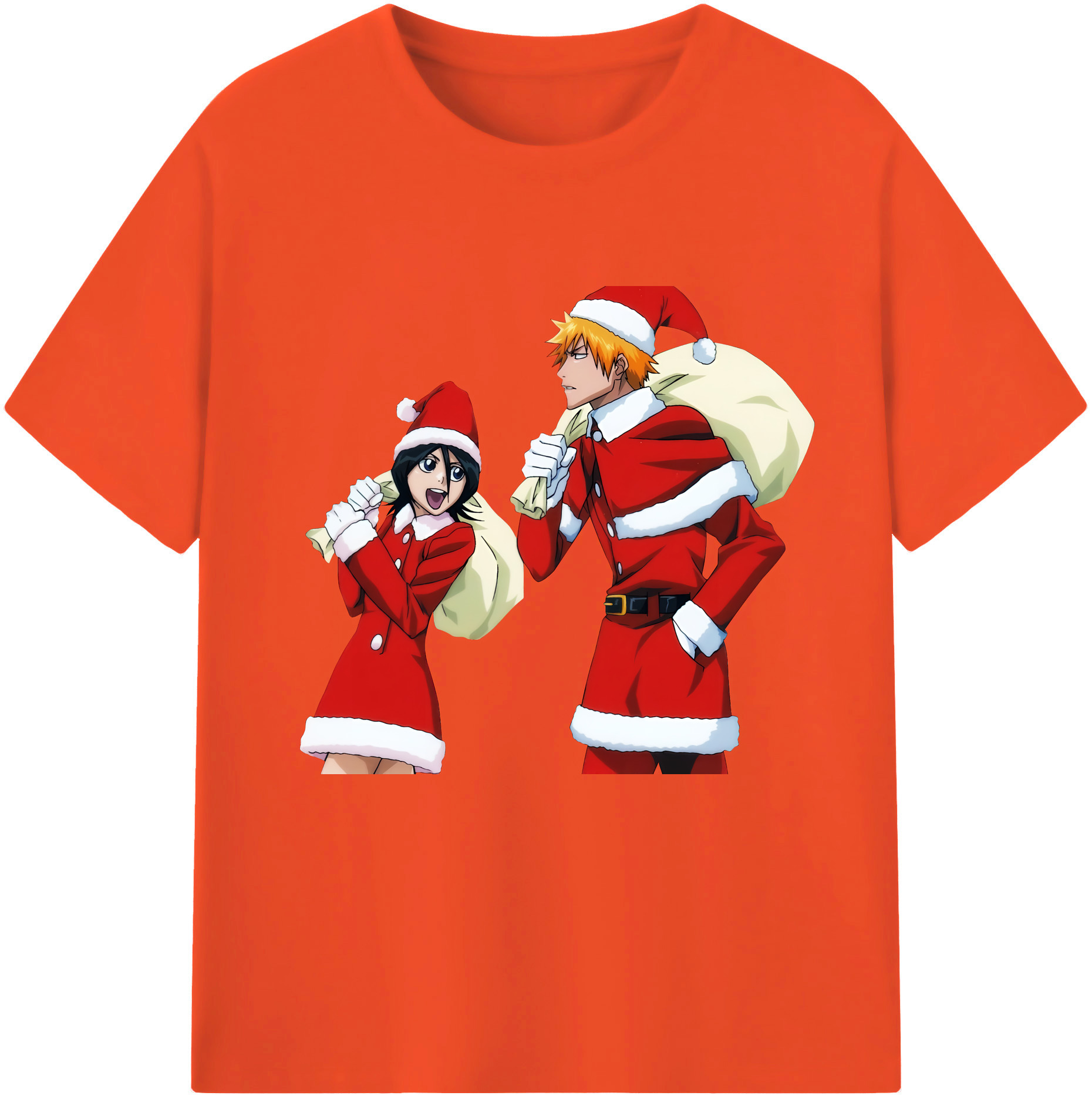 （画像用） ブリーチ 朽木ルキア BLEACH Kuchiki Rukia 綿100％半袖Tシャツ（フロントプリント）