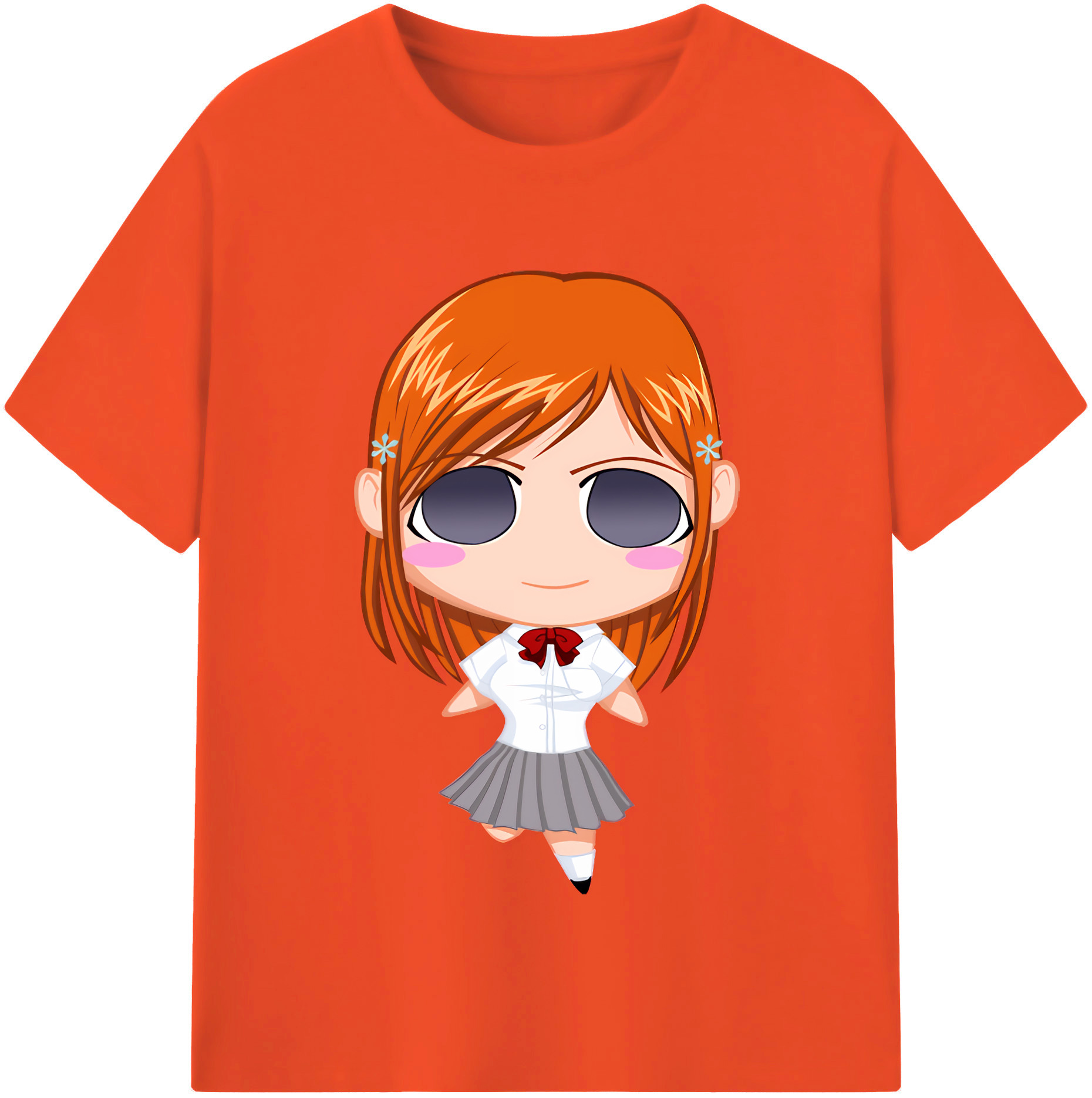 （画像用） ブリーチ 井上織姫（いのうえおりひめ） BLEACH Inoue Orihime 綿100％半袖Tシャツ（フロントプリント）