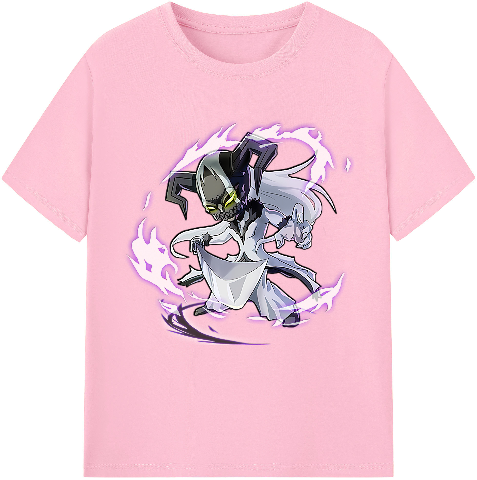 （画像用） ブリーチ 黒崎一護（くろさき いちご）BLEACH Kurosaki Ichigo 綿100％半袖Tシャツ（フロントプリント）