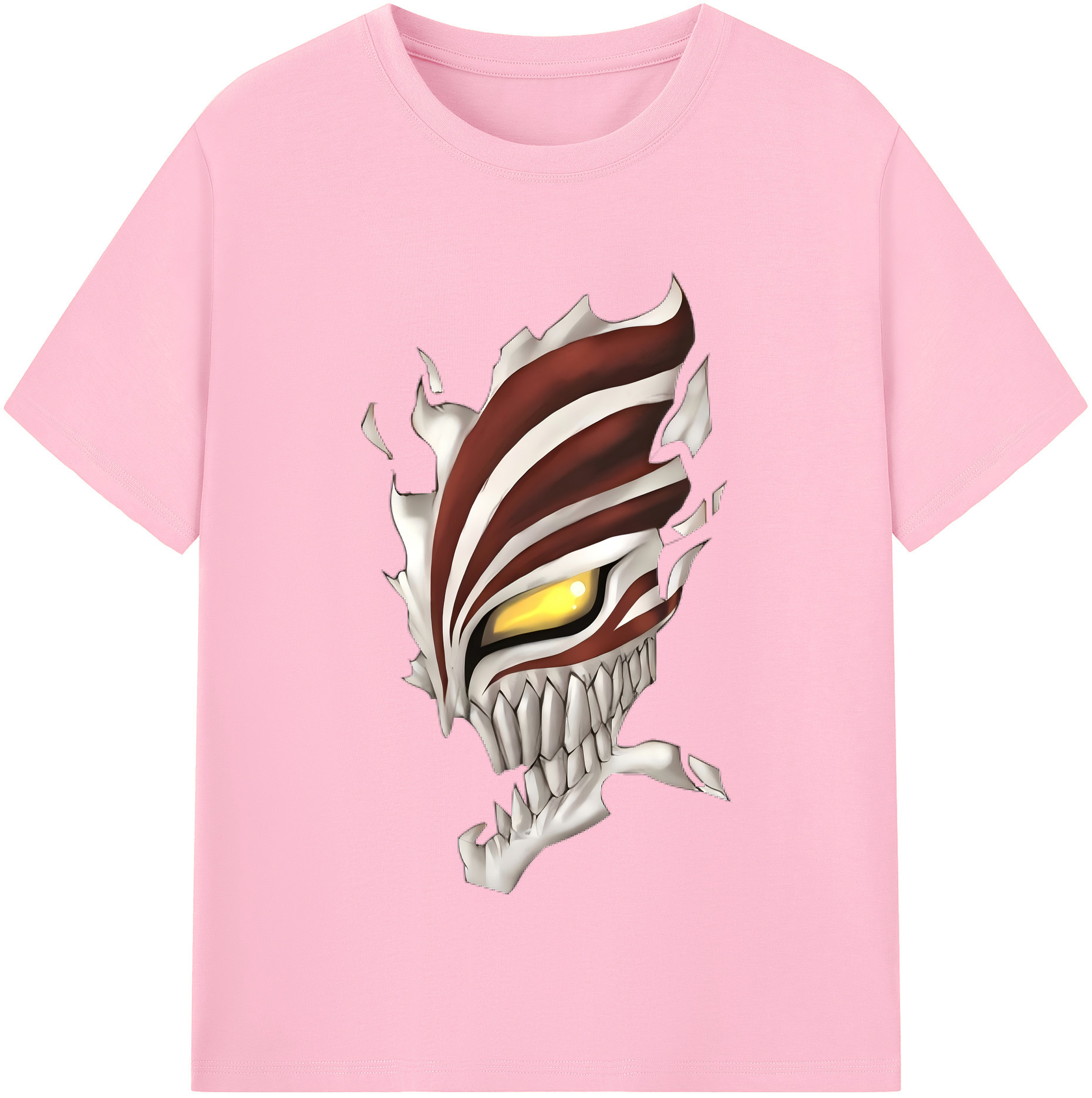 （画像用） ブリーチ 黒崎一護（くろさき いちご）BLEACH Kurosaki Ichigo 綿100％半袖Tシャツ（フロントプリント）