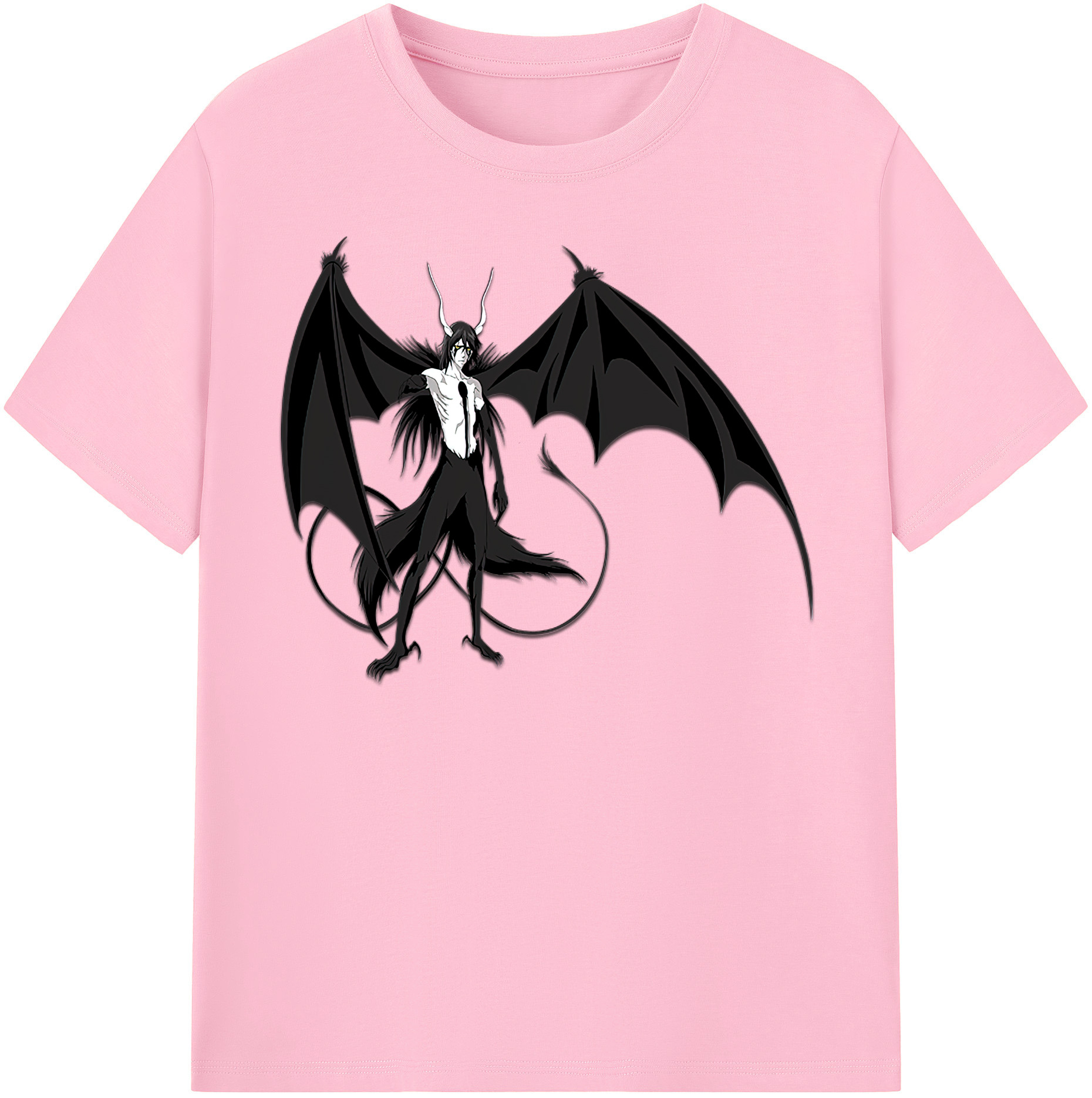 （画像用） ブリーチ ウルキオラ·シファー BLEACH Ulquiorra cifer 綿100％半袖Tシャツ（フロントプリント）