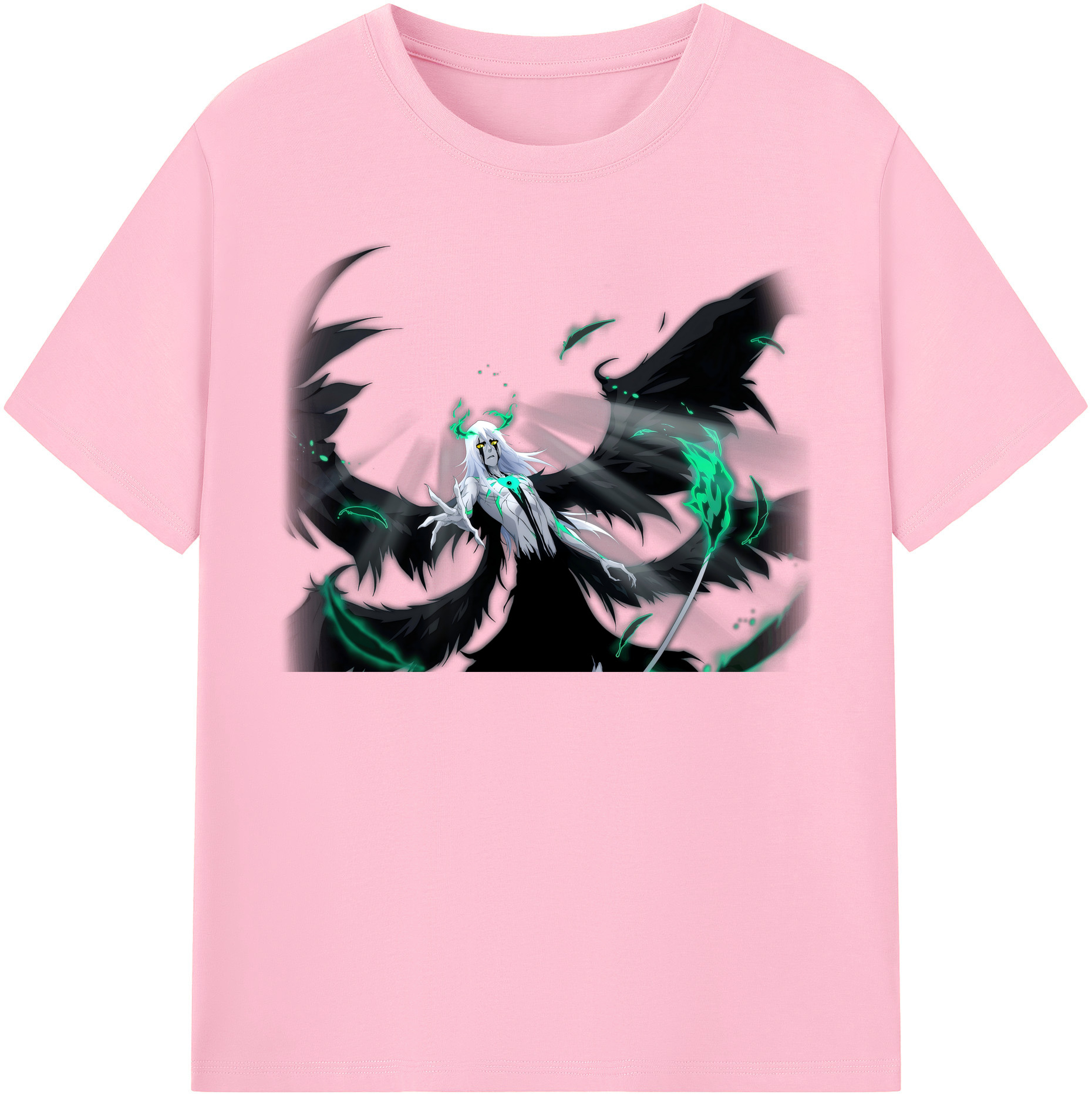 （画像用） ブリーチ ウルキオラ·シファー BLEACH Ulquiorra cifer 綿100％半袖Tシャツ（フロントプリント）