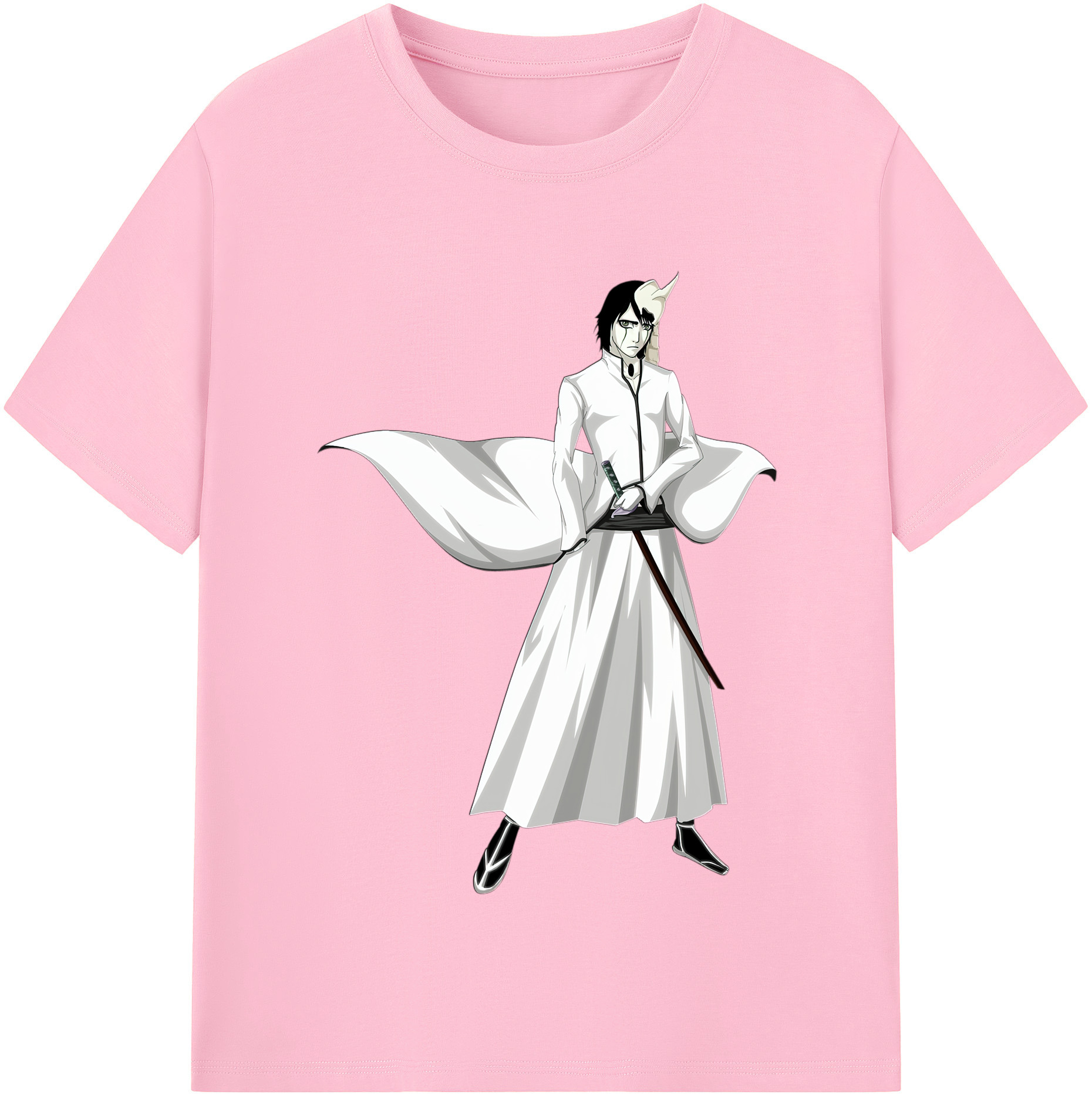 （画像用） ブリーチ ウルキオラ·シファー BLEACH Ulquiorra cifer 綿100％半袖Tシャツ（フロントプリント）