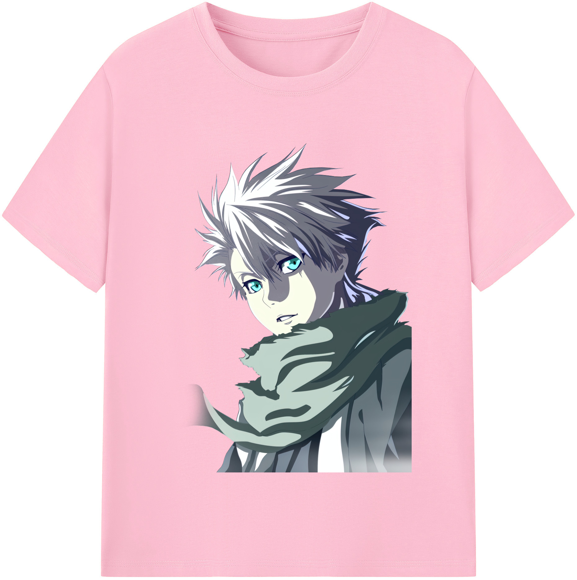 （画像用） ブリーチ 日番谷冬獅郎（ひつがや とうしろう） BLEACH Hitsugaya Toushirou 綿100％半袖Tシャツ（フロントプリント）