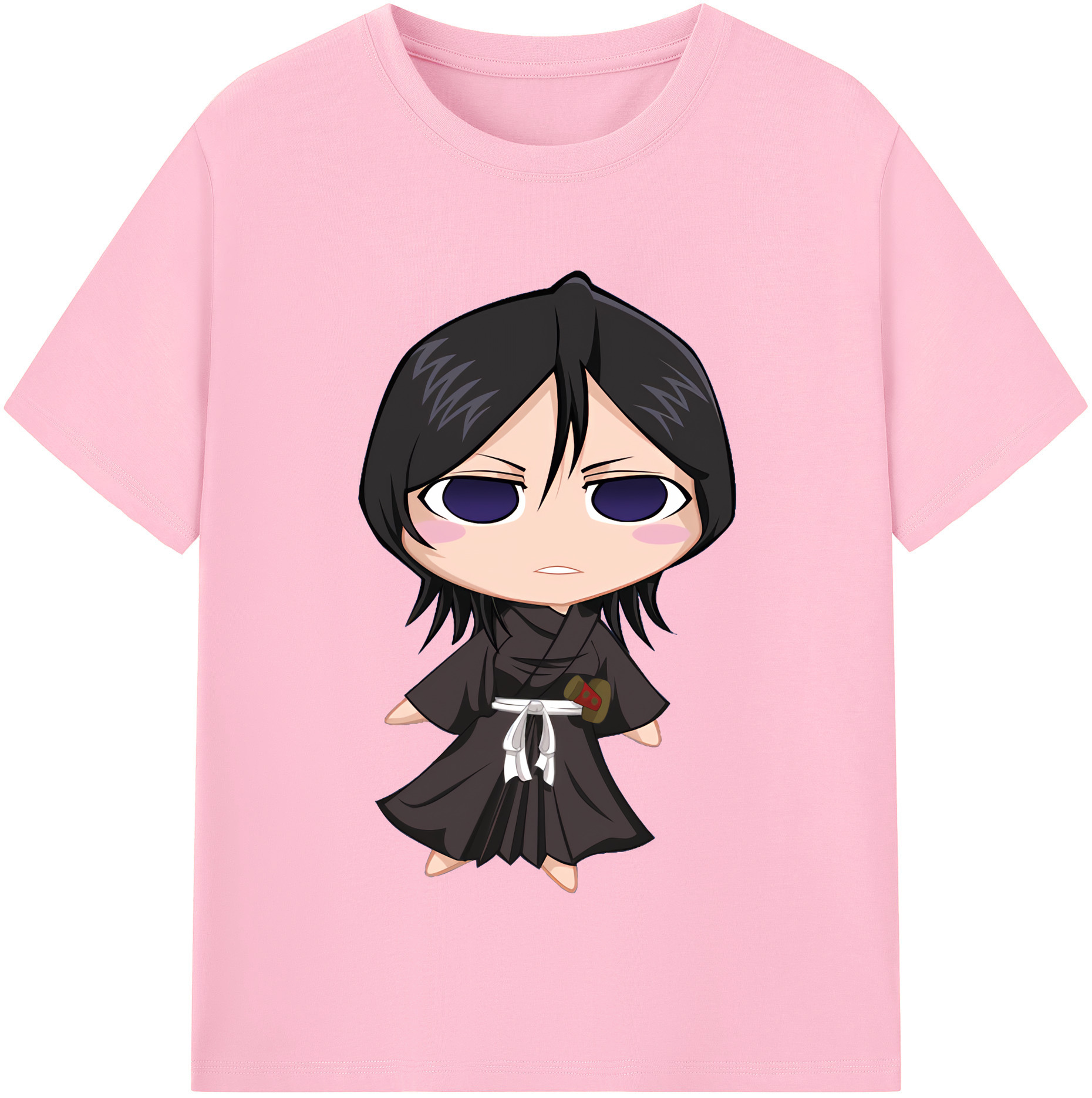 （画像用） ブリーチ 朽木ルキア BLEACH Kuchiki Rukia 綿100％半袖Tシャツ（フロントプリント）