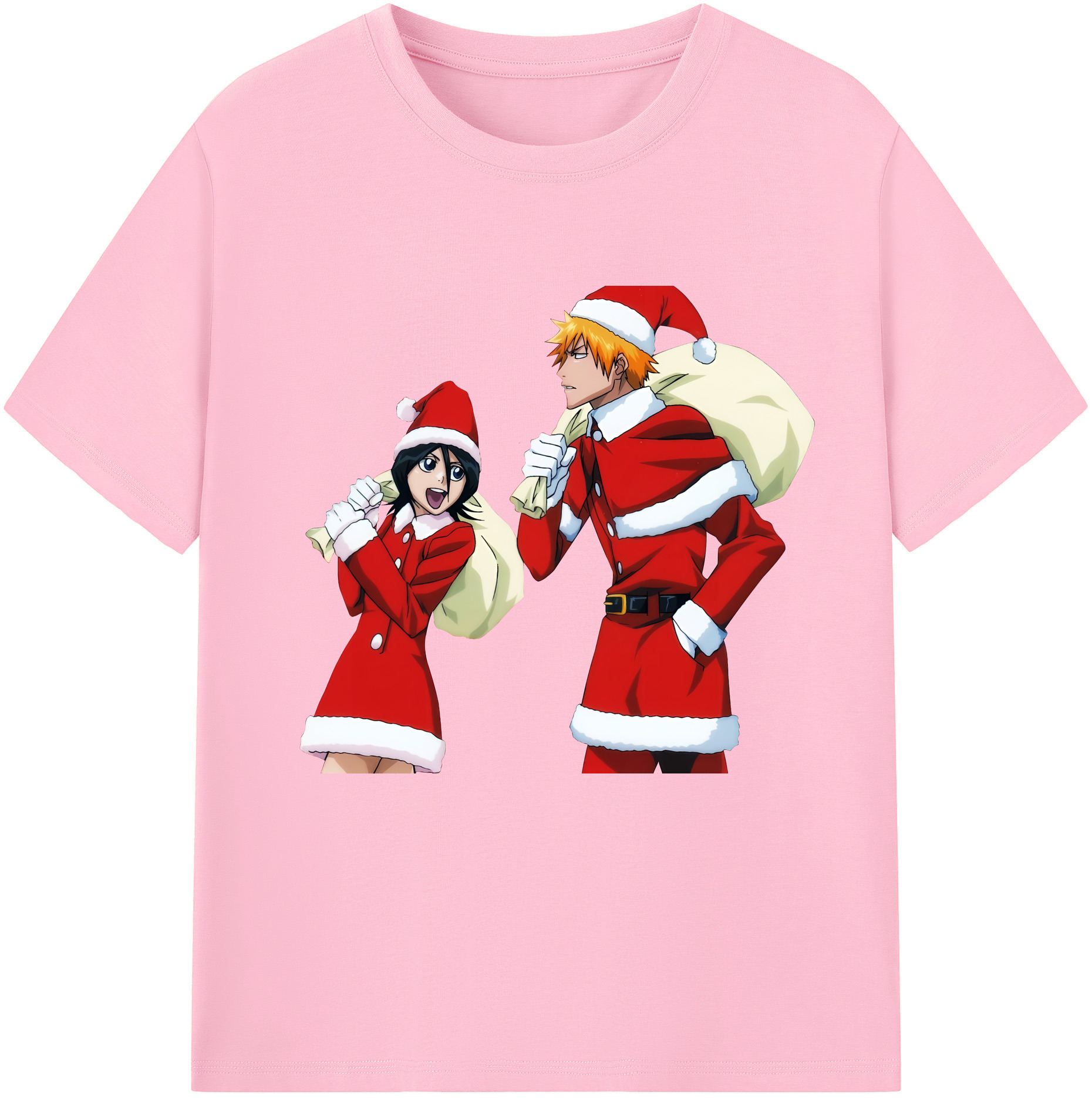 （画像用） ブリーチ 朽木ルキア BLEACH Kuchiki Rukia 綿100％半袖Tシャツ（フロントプリント）
