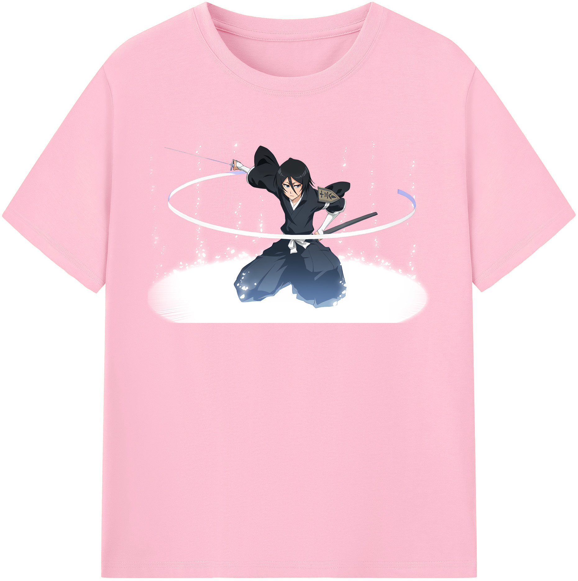 （画像用） ブリーチ 朽木ルキア BLEACH Kuchiki Rukia 綿100％半袖Tシャツ（フロントプリント）