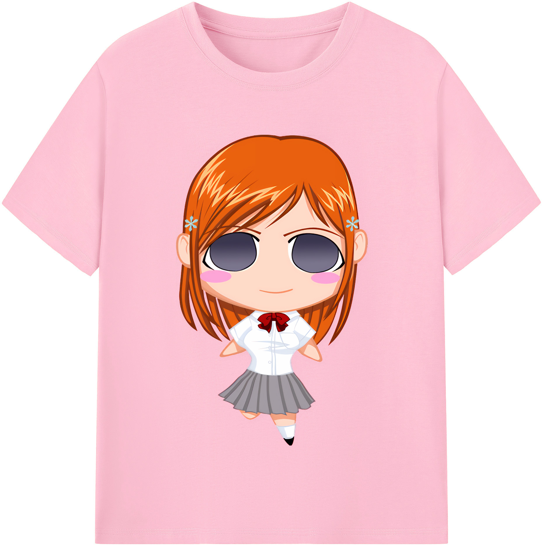 （画像用） ブリーチ 井上織姫（いのうえおりひめ） BLEACH Inoue Orihime 綿100％半袖Tシャツ（フロントプリント）