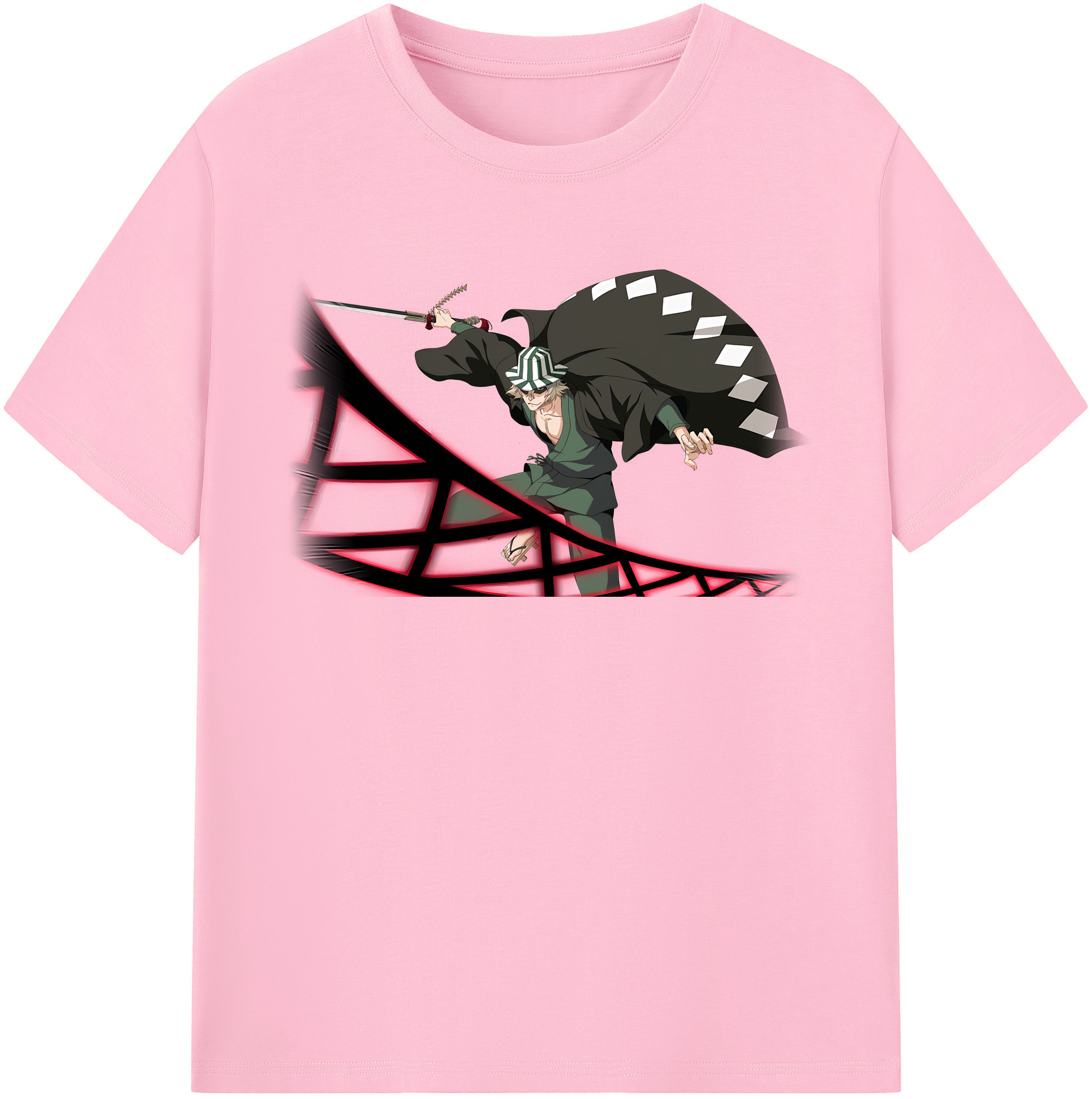 （画像用） "ブリーチ 浦原 喜助（うらはら きすけ） BLEACH Urahara Kisuke " 綿100％半袖Tシャツ（フロントプリント）