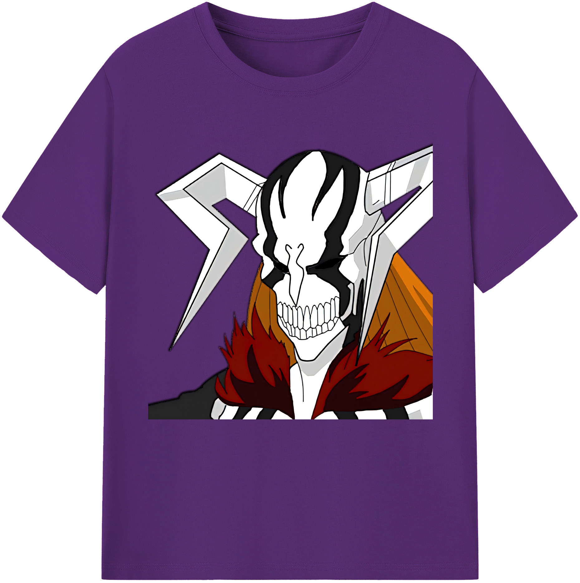 （画像用） ブリーチ 黒崎一護（くろさき いちご）BLEACH Kurosaki Ichigo 綿100％半袖Tシャツ（フロントプリント）