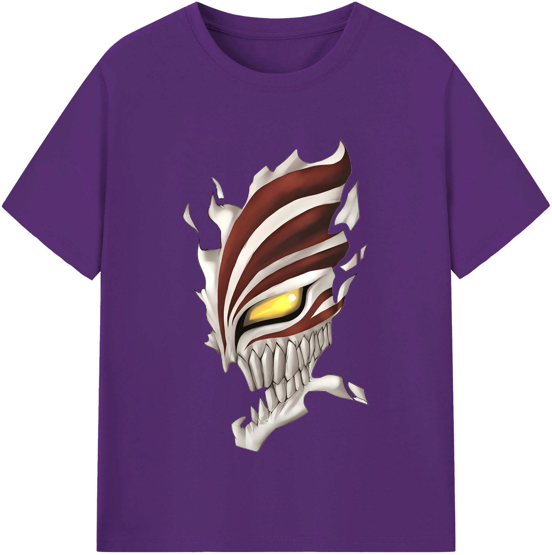 （画像用） ブリーチ 黒崎一護（くろさき いちご）BLEACH Kurosaki Ichigo 綿100％半袖Tシャツ（フロントプリント）