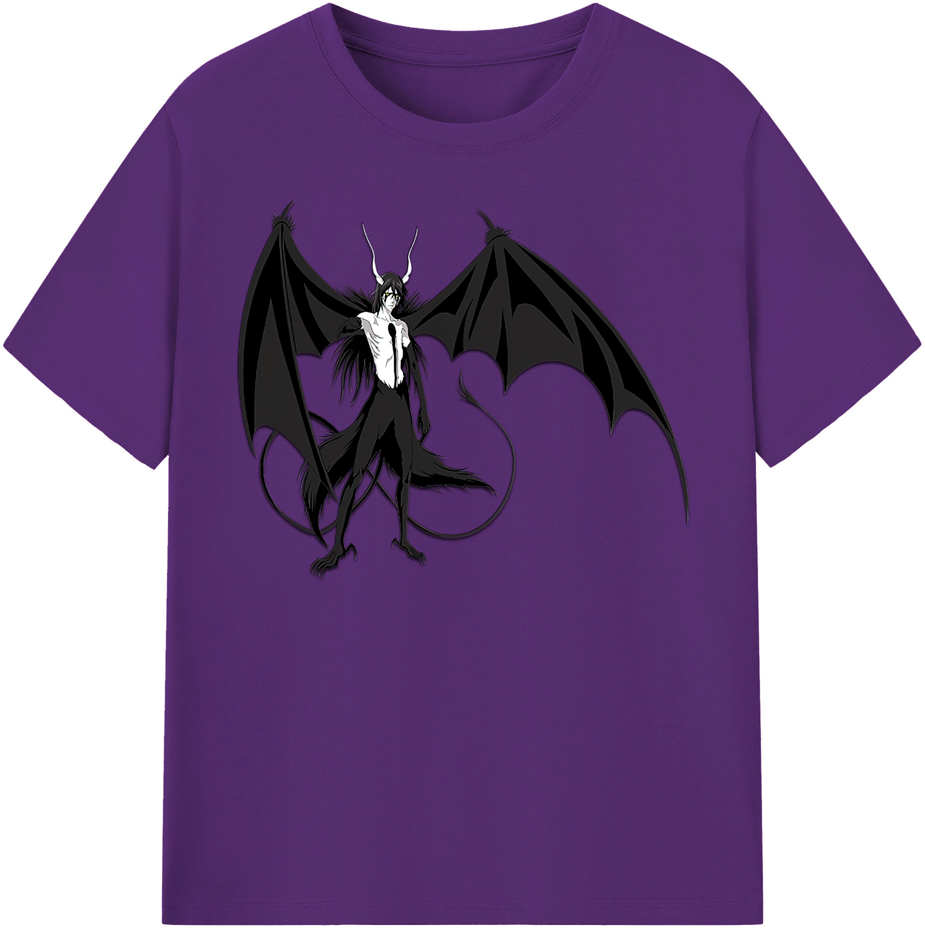 （画像用） ブリーチ ウルキオラ·シファー BLEACH Ulquiorra cifer 綿100％半袖Tシャツ（フロントプリント）