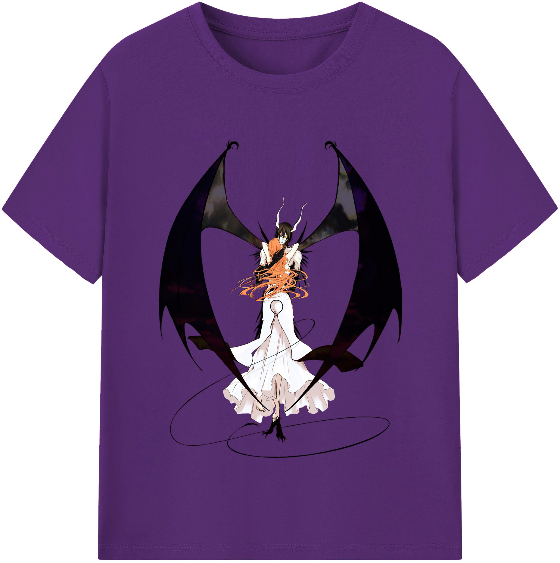 （画像用） ブリーチ ウルキオラ·シファー BLEACH Ulquiorra cifer 綿100％半袖Tシャツ（フロントプリント）