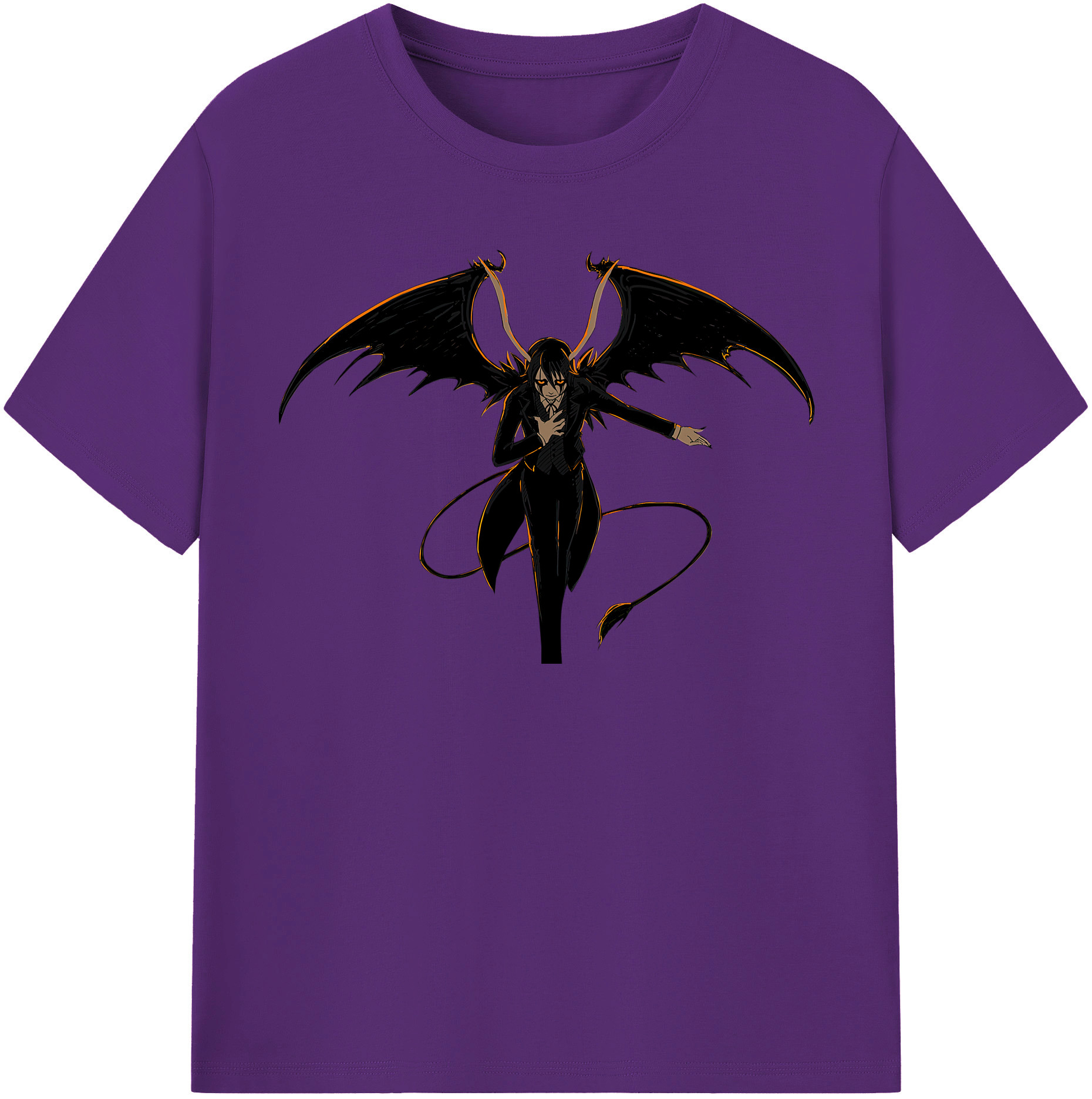 （画像用） ブリーチ ウルキオラ·シファー BLEACH Ulquiorra cifer 綿100％半袖Tシャツ（フロントプリント）
