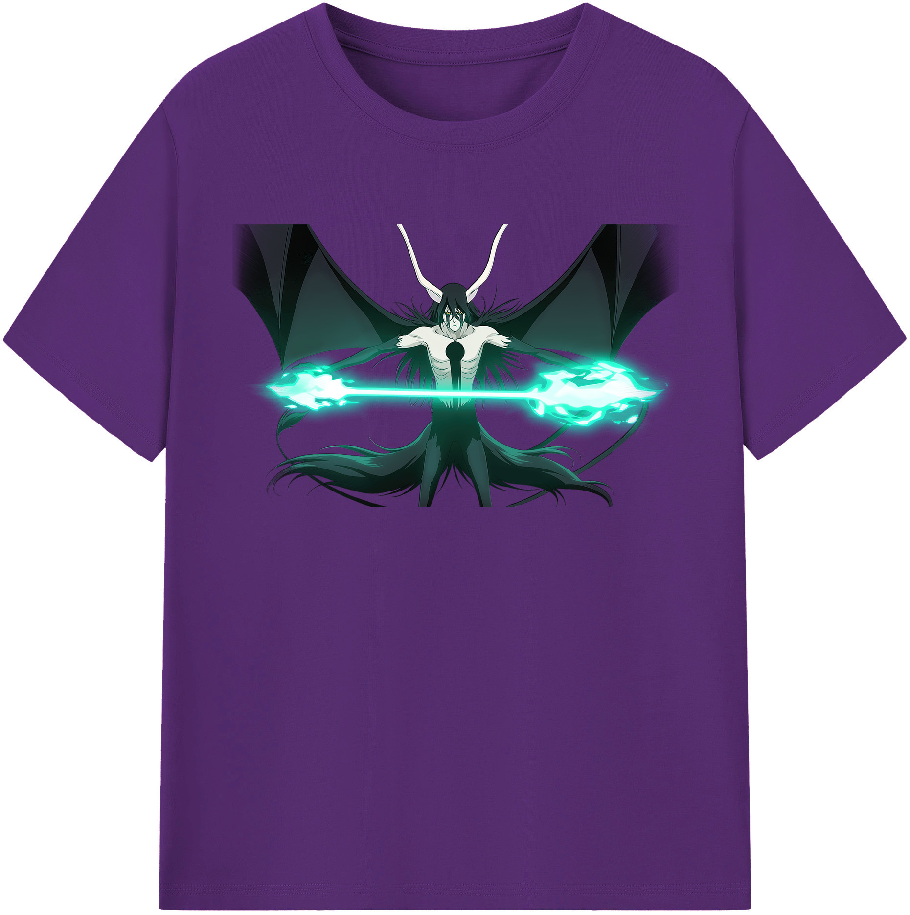 （画像用） ブリーチ ウルキオラ·シファー BLEACH Ulquiorra cifer 綿100％半袖Tシャツ（フロントプリント）