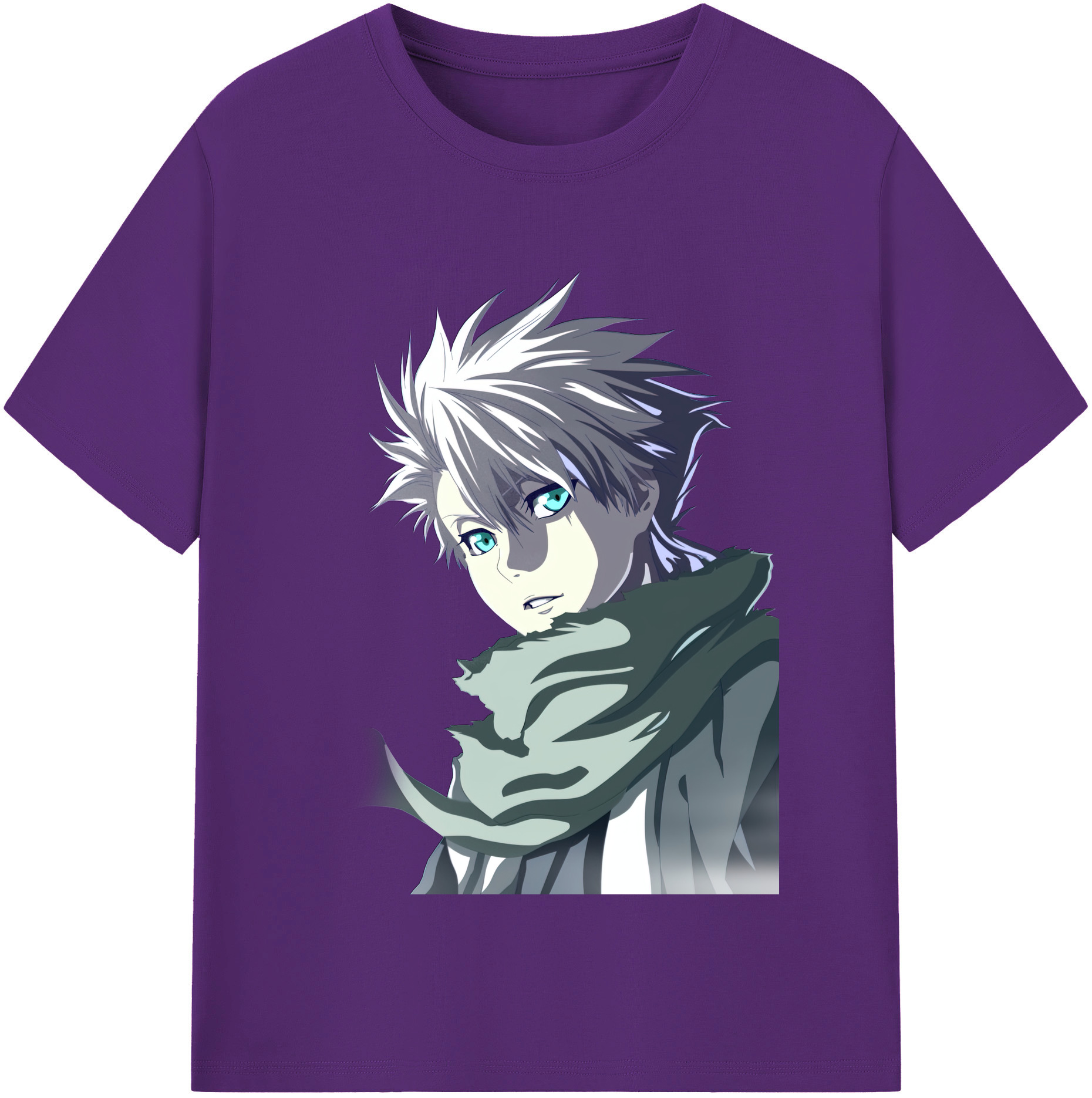 （画像用） ブリーチ 日番谷冬獅郎（ひつがや とうしろう） BLEACH Hitsugaya Toushirou 綿100％半袖Tシャツ（フロントプリント）