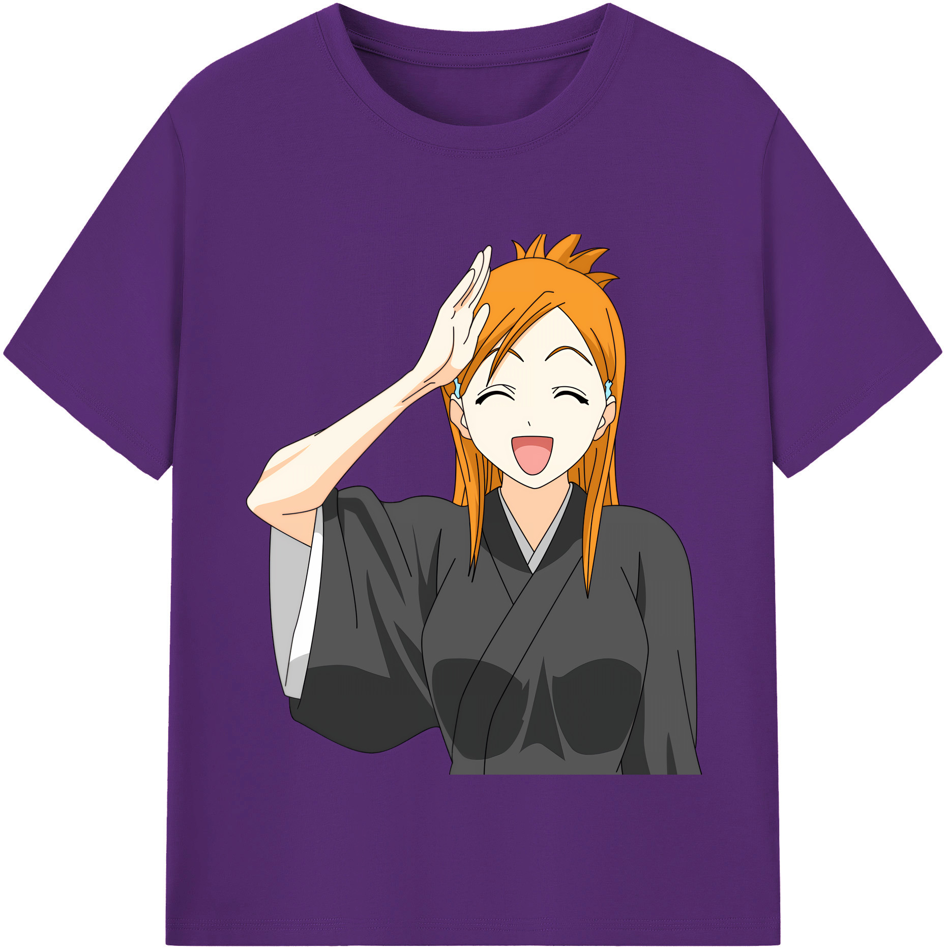 （画像用） ブリーチ 井上織姫（いのうえおりひめ） BLEACH Inoue Orihime 綿100％半袖Tシャツ（フロントプリント）