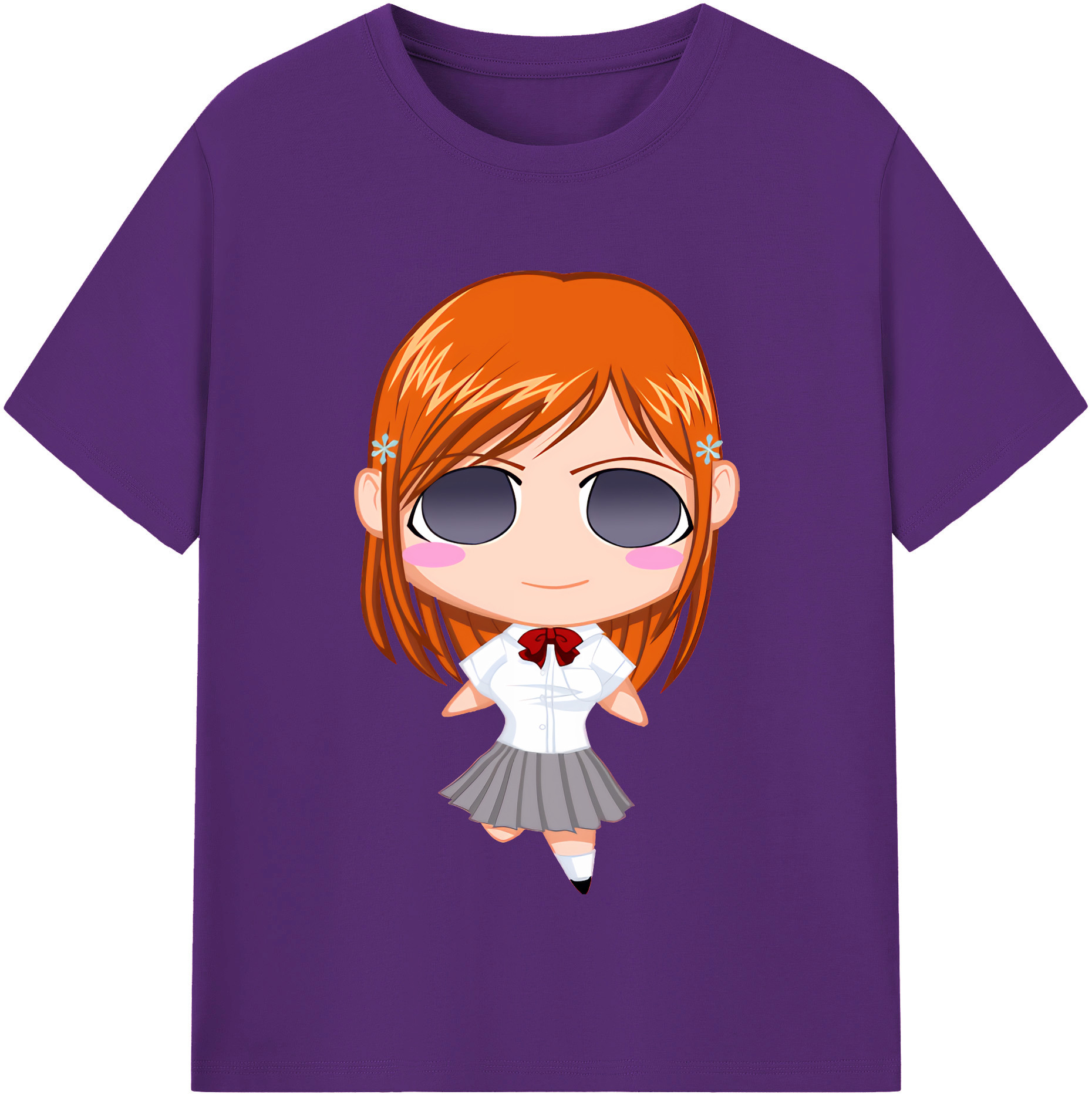 （画像用） ブリーチ 井上織姫（いのうえおりひめ） BLEACH Inoue Orihime 綿100％半袖Tシャツ（フロントプリント）