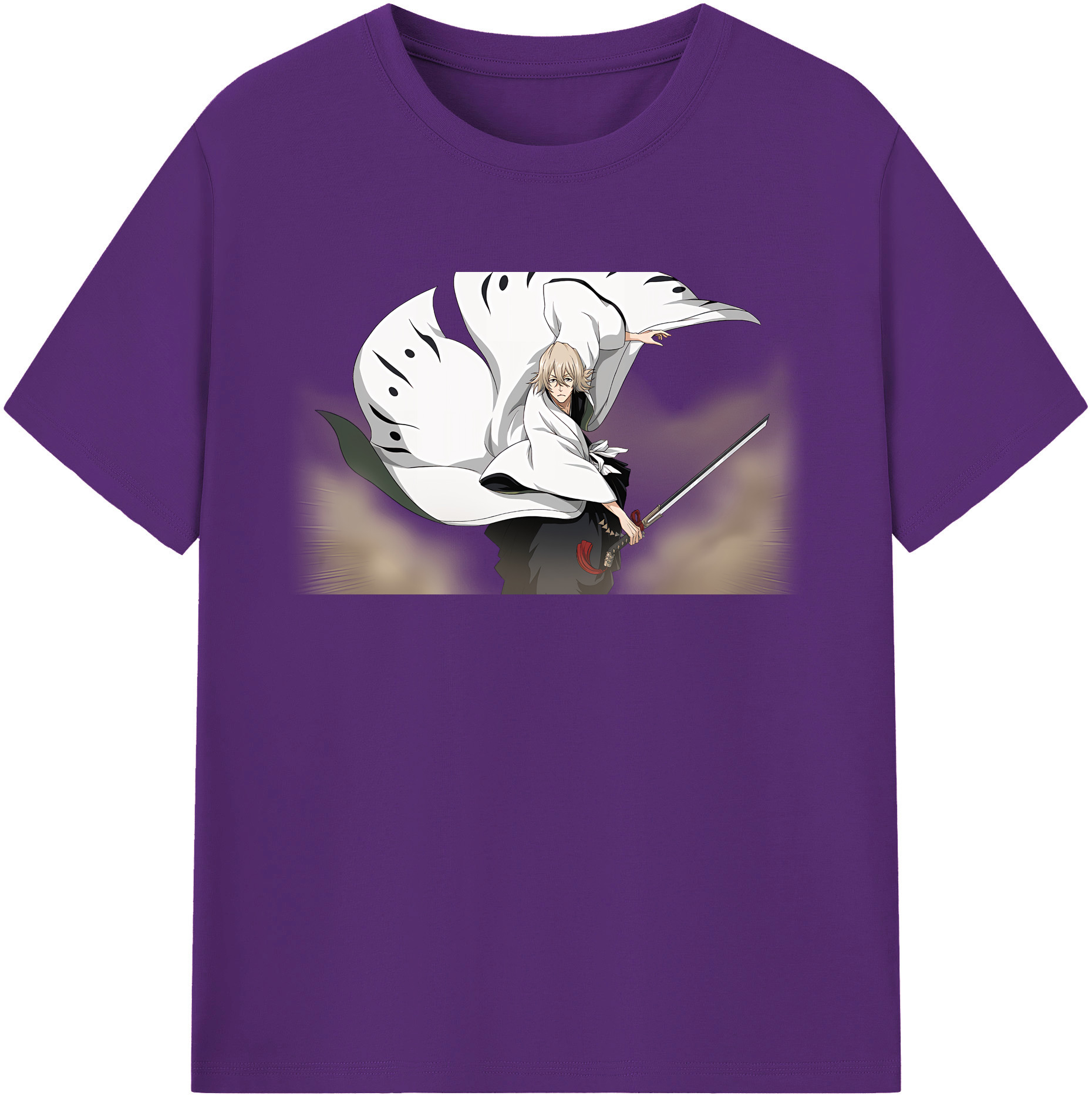 （画像用） "ブリーチ 浦原 喜助（うらはら きすけ） BLEACH Urahara Kisuke " 綿100％半袖Tシャツ（フロントプリント）