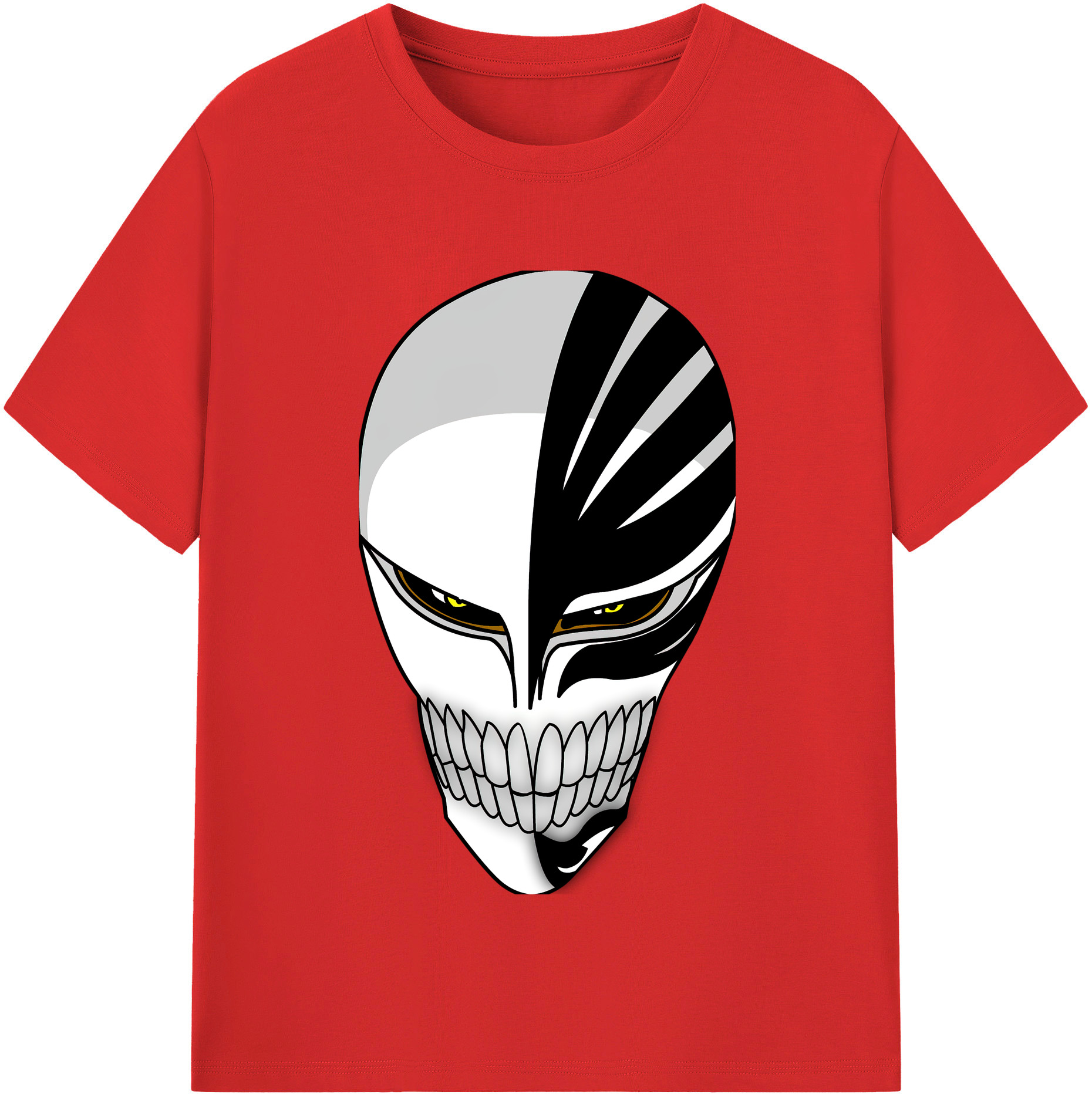 （画像用） ブリーチ 黒崎一護（くろさき いちご）BLEACH Kurosaki Ichigo 綿100％半袖Tシャツ（フロントプリント）