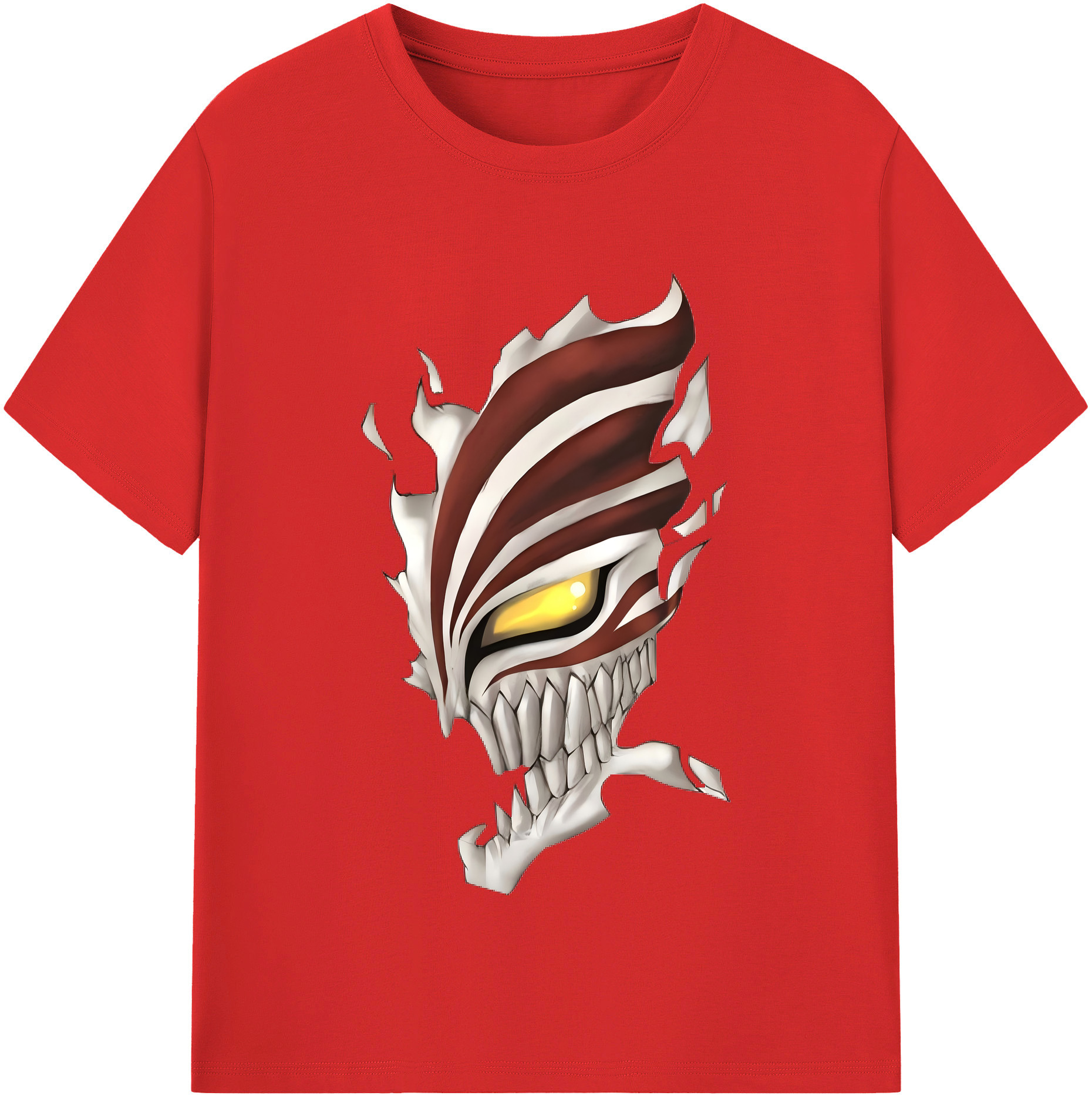 （画像用） ブリーチ 黒崎一護（くろさき いちご）BLEACH Kurosaki Ichigo 綿100％半袖Tシャツ（フロントプリント）