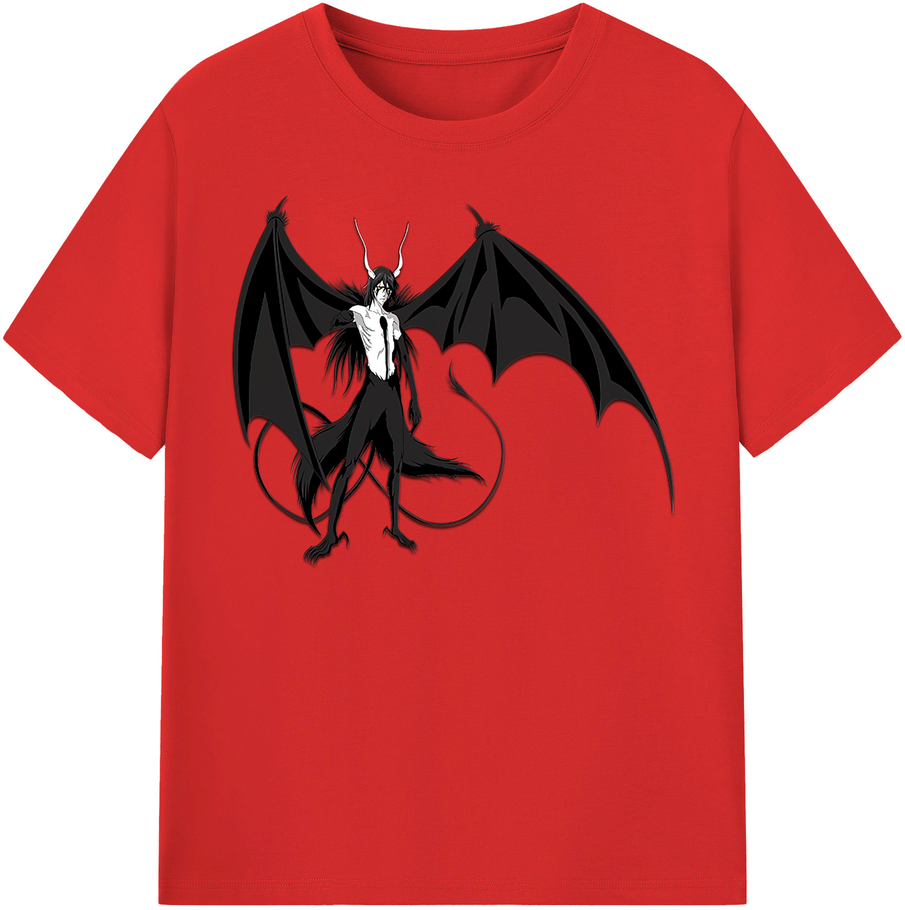 （画像用） ブリーチ ウルキオラ·シファー BLEACH Ulquiorra cifer 綿100％半袖Tシャツ（フロントプリント）