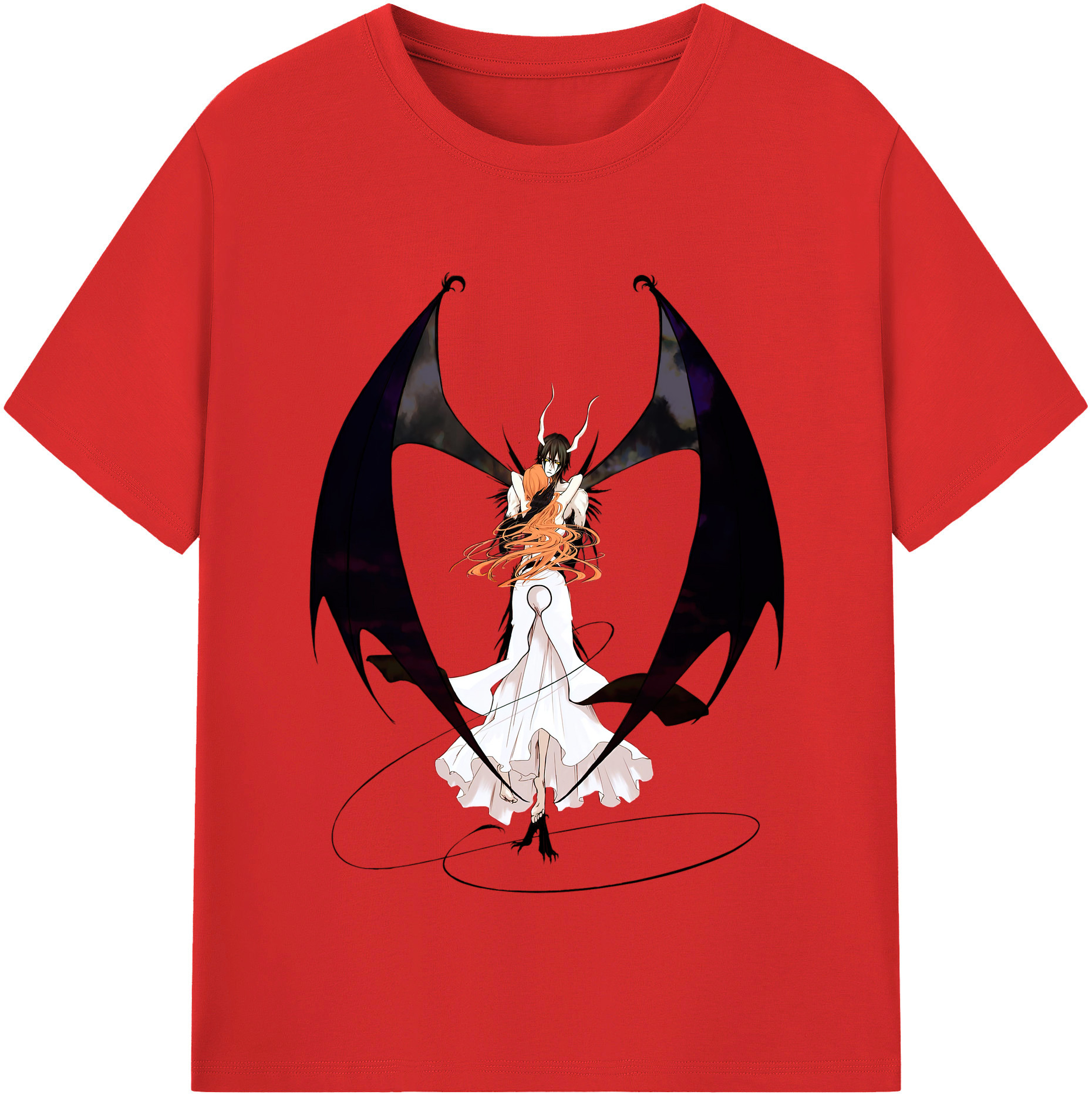 （画像用） ブリーチ ウルキオラ·シファー BLEACH Ulquiorra cifer 綿100％半袖Tシャツ（フロントプリント）