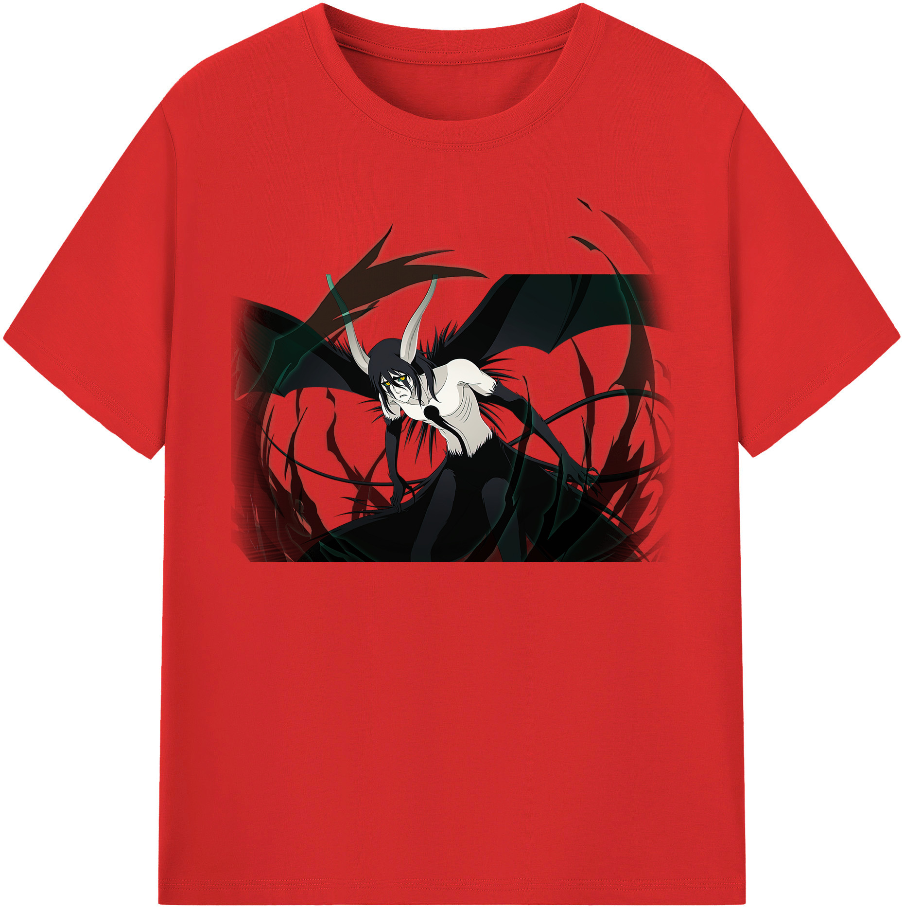 （画像用） ブリーチ ウルキオラ·シファー BLEACH Ulquiorra cifer 綿100％半袖Tシャツ（フロントプリント）