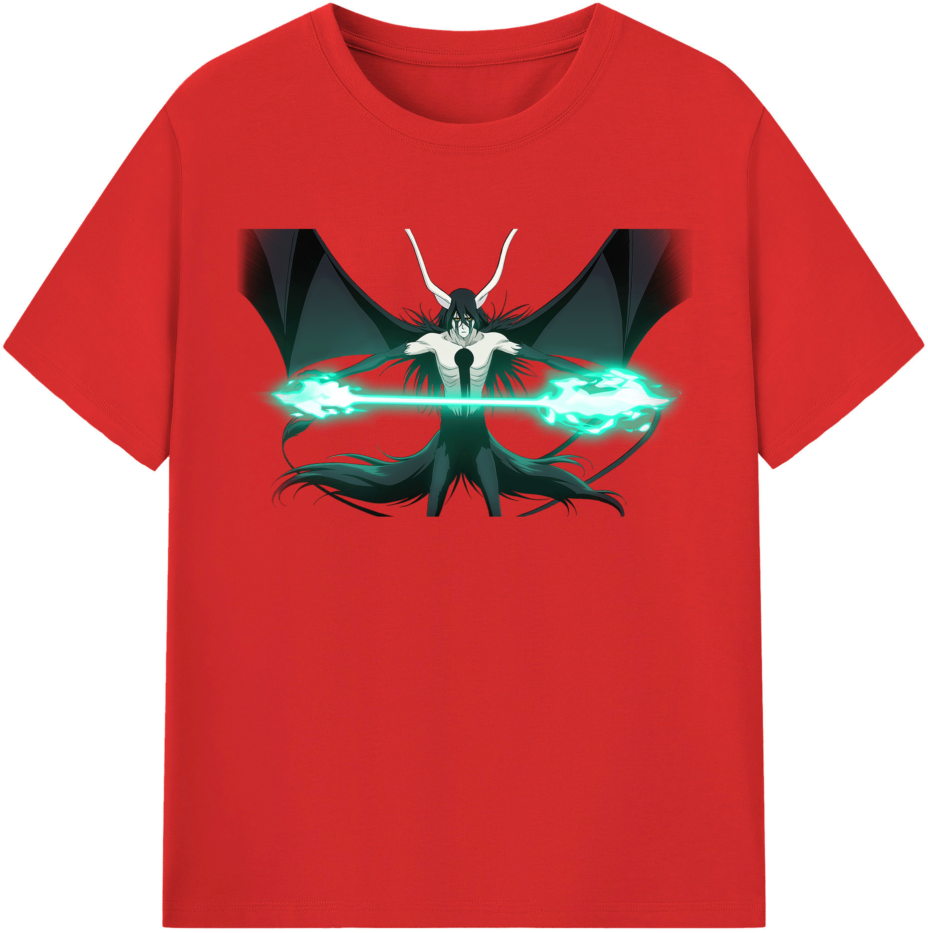 （画像用） ブリーチ ウルキオラ·シファー BLEACH Ulquiorra cifer 綿100％半袖Tシャツ（フロントプリント）